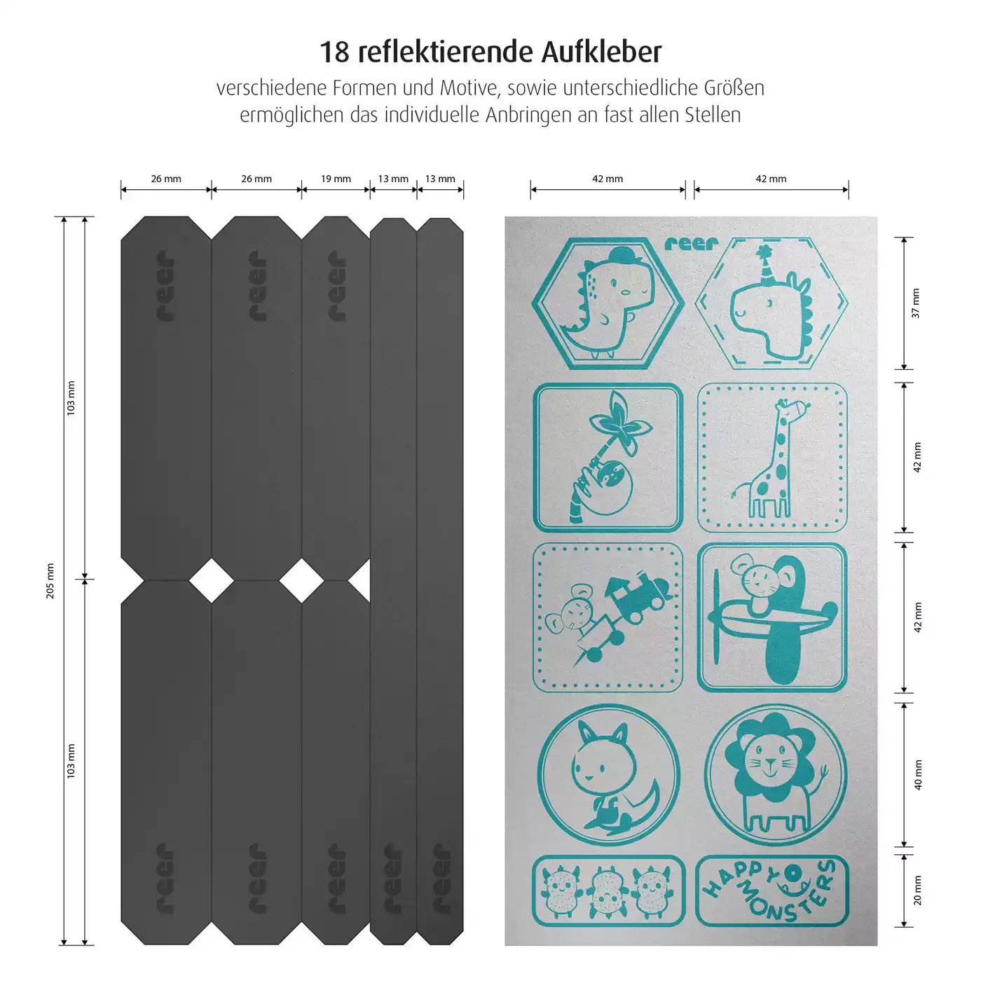 LightReflex Reflektorsticker Set - Jamouz
