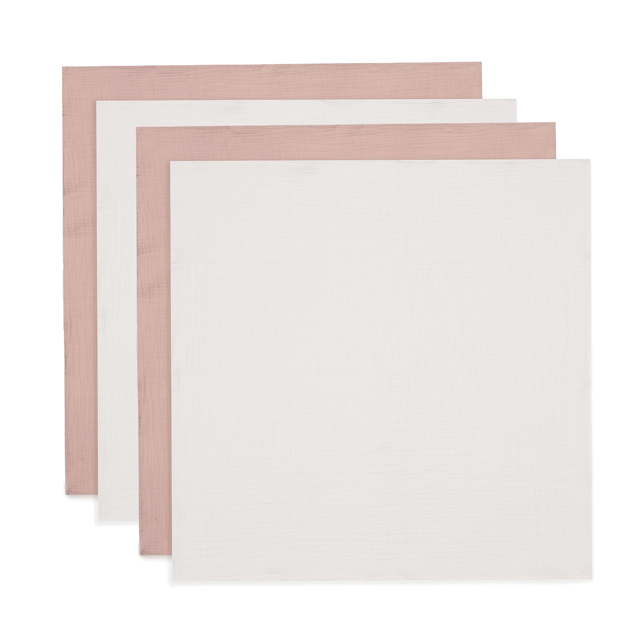 Mulltücher Wild Rose/Ivory 70 x 70 cm - Jamouz