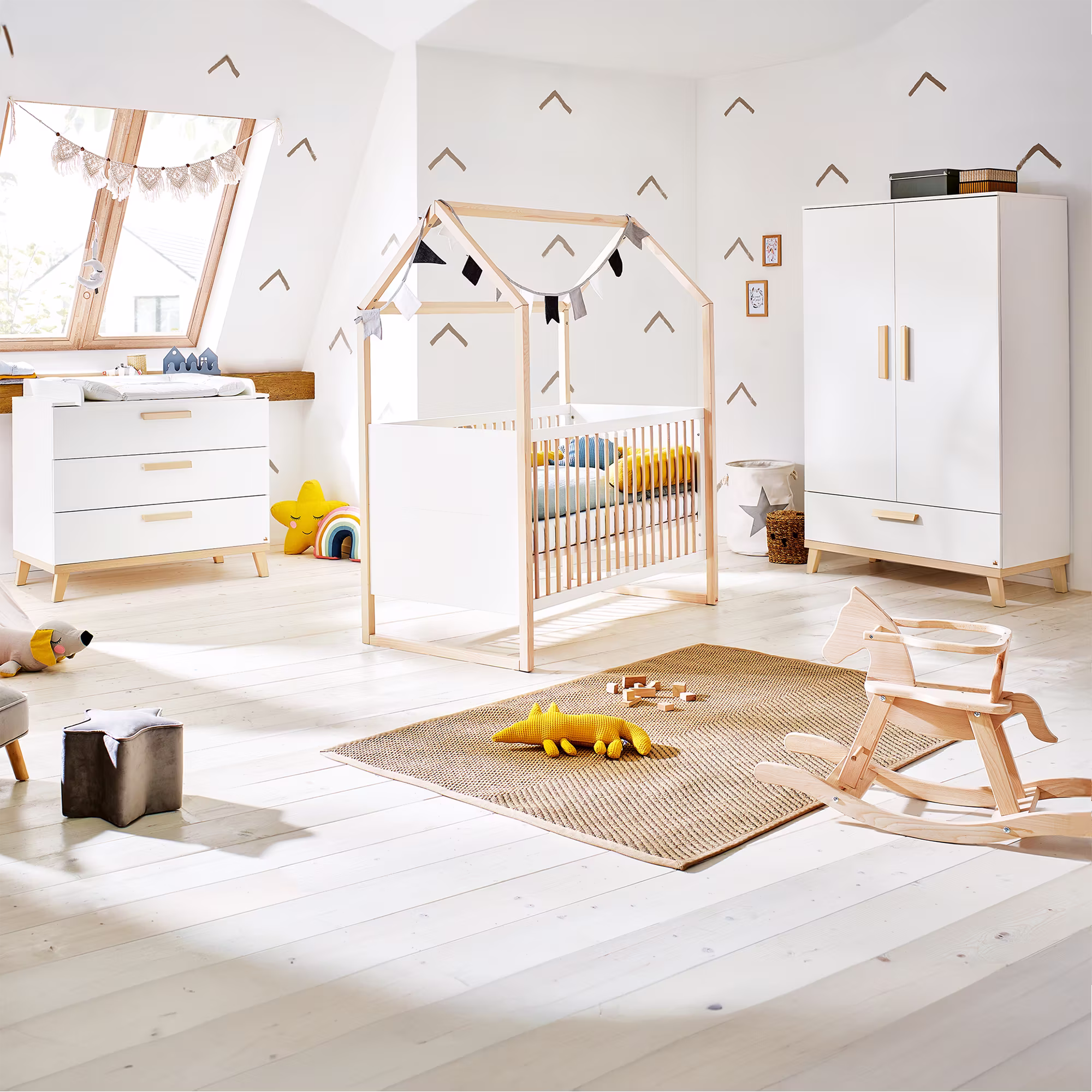 3-teiliges Spar-Set Babyzimmer Larsson - Jamouz