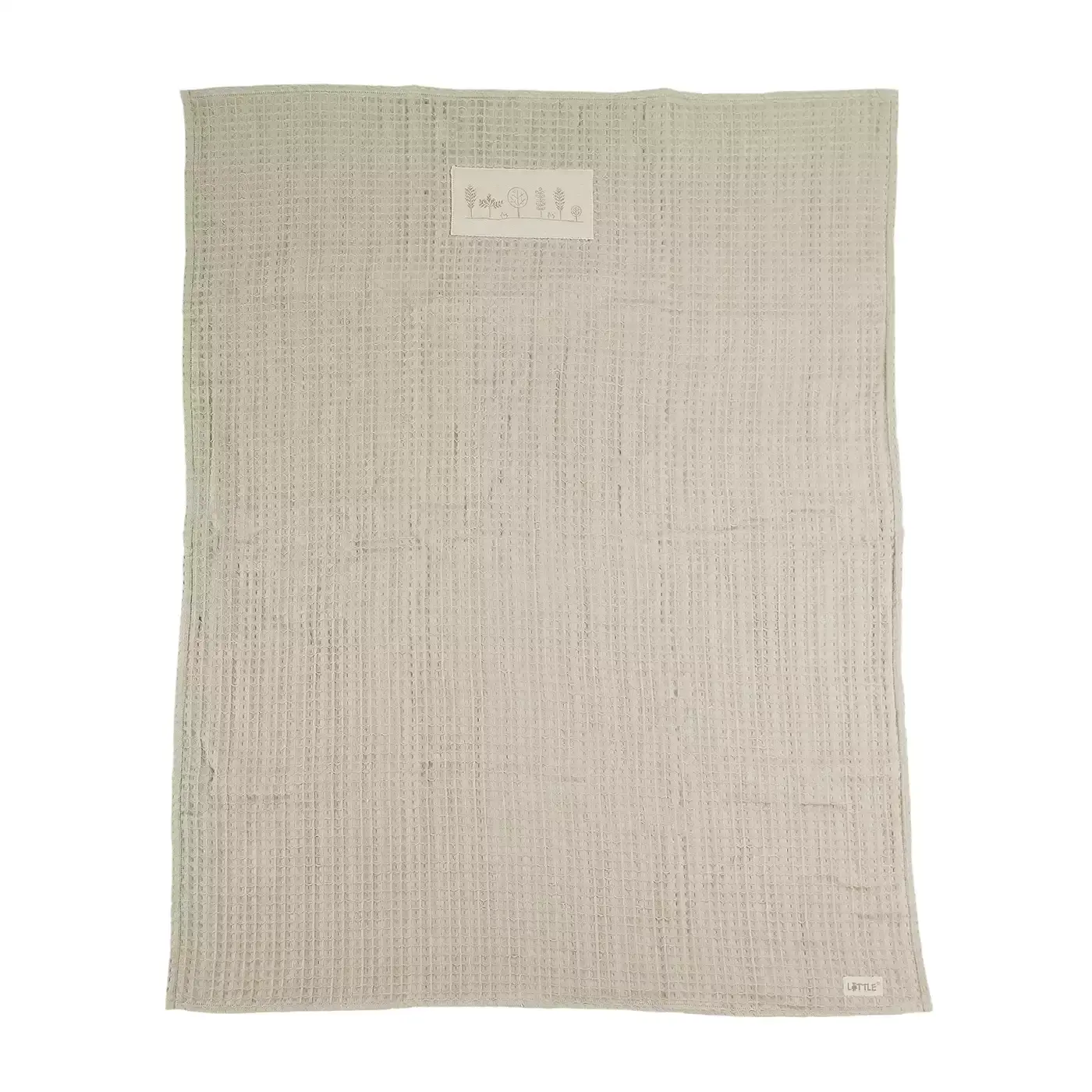 Wendedecke Waffelpiquè Sandy Beige - Jamouz