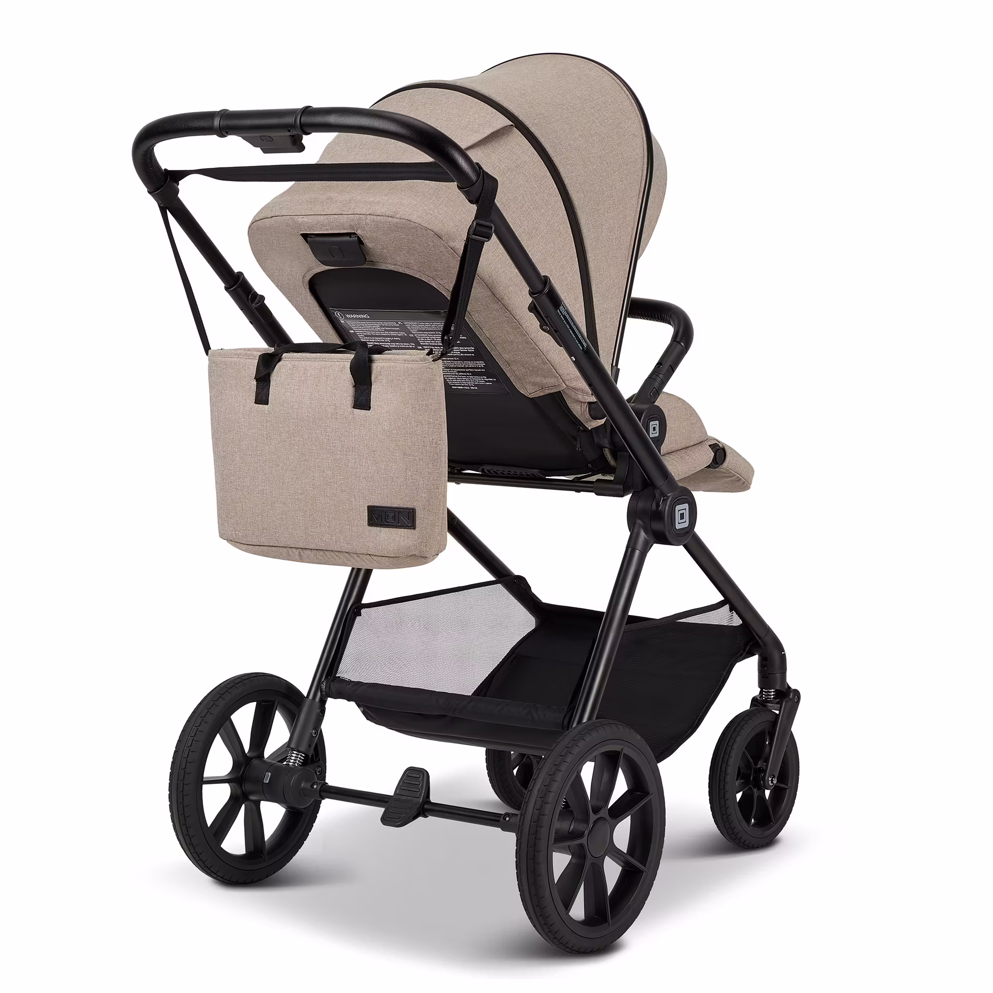 CLICC Set Black Melange mit Babyschale Cosmo - Jamouz