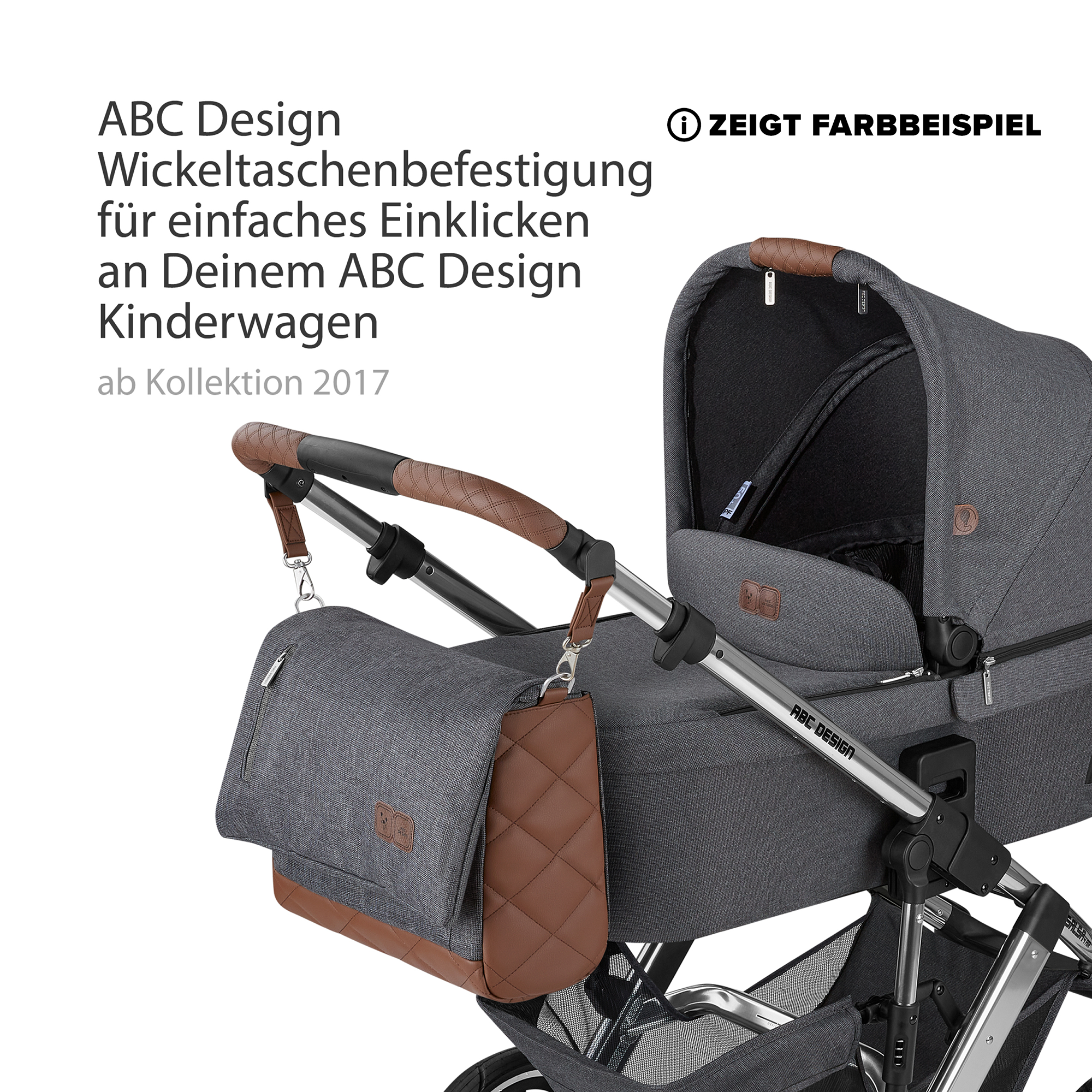 Wickeltasche Urban Asphalt - Jamouz