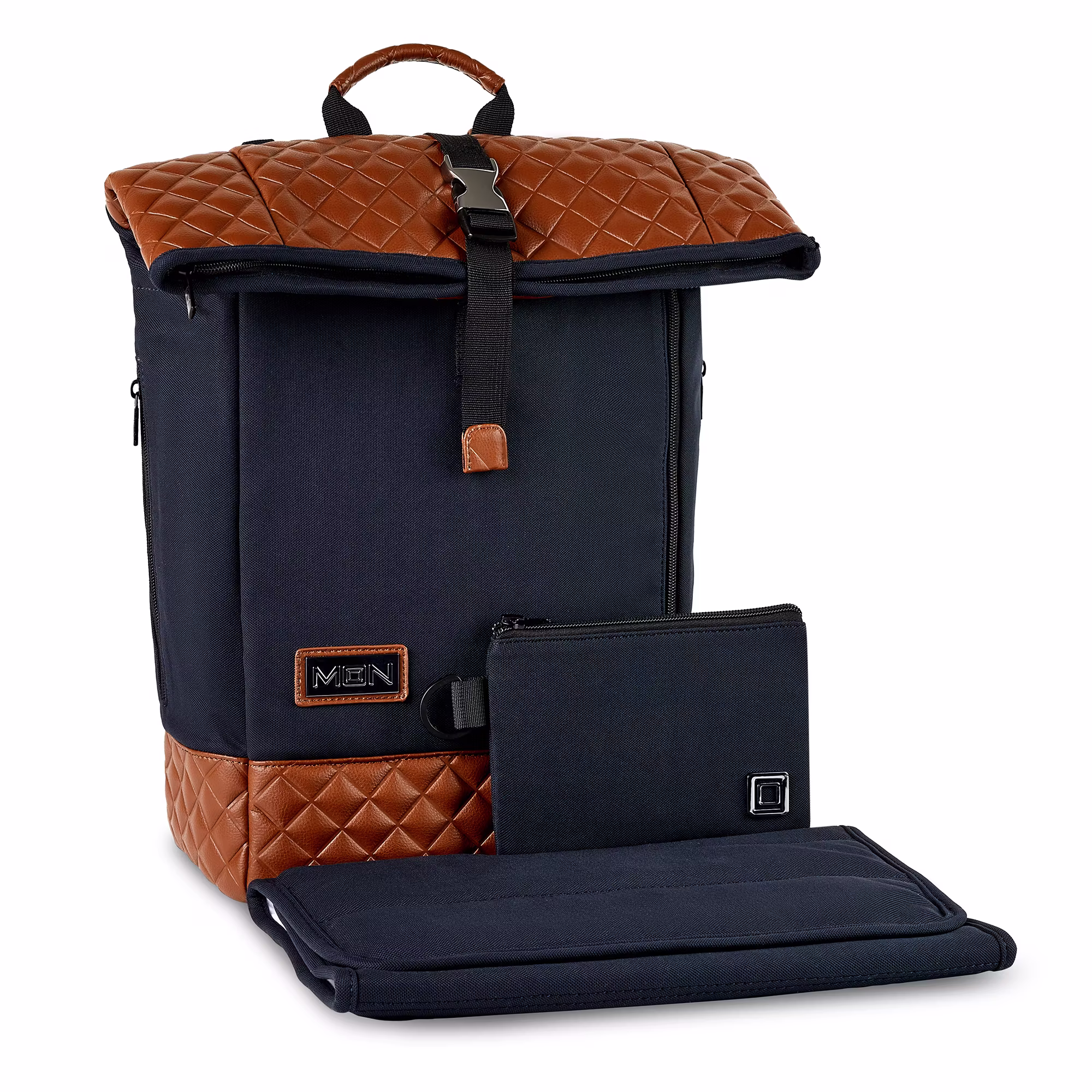 Premium Rolltop Rucksack Navy - Jamouz