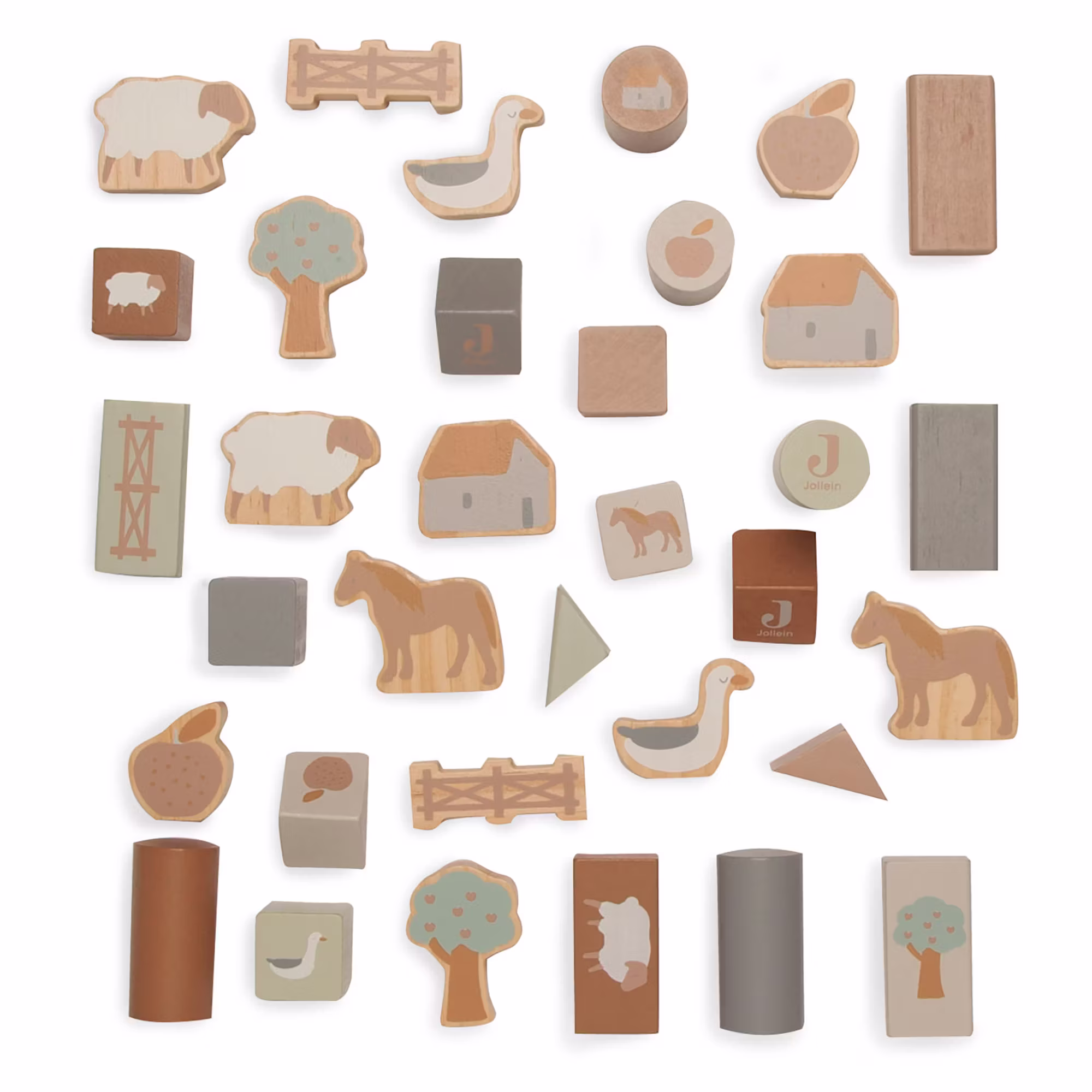 Holzbausteine Farm - Jamouz