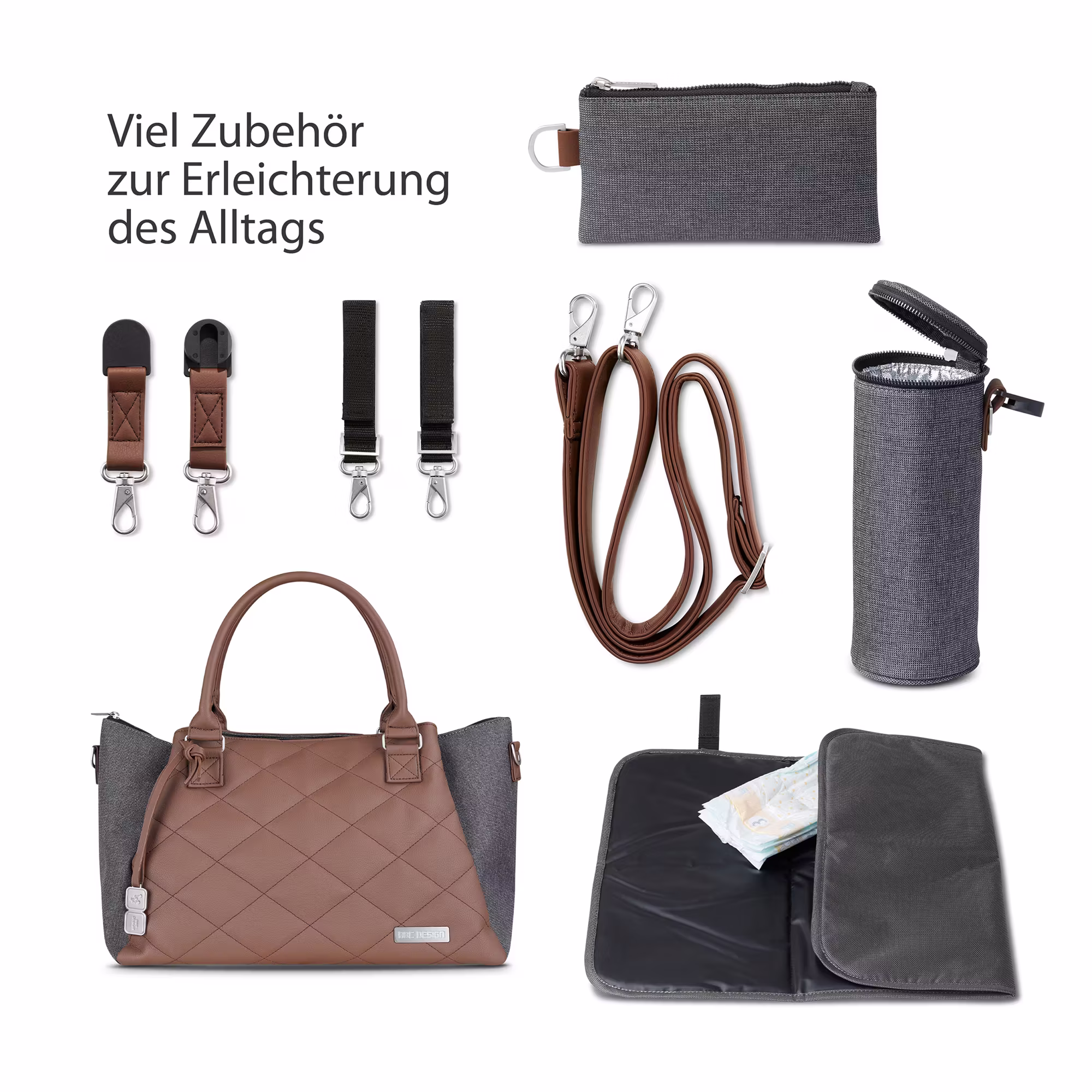 Wickeltasche Royal Asphalt - Jamouz