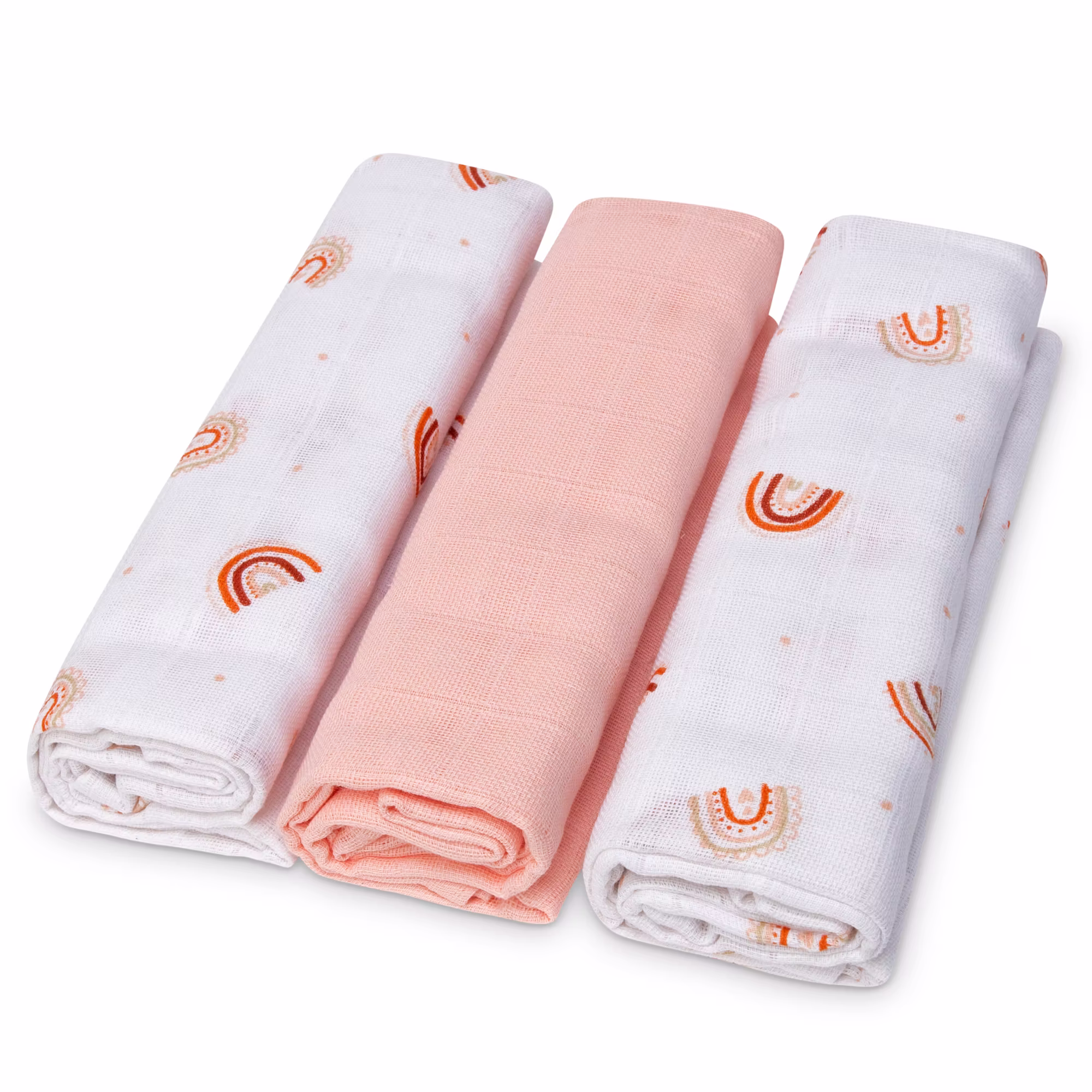 3er Set Mullwindeln Sonne 80 x 80 cm - Jamouz