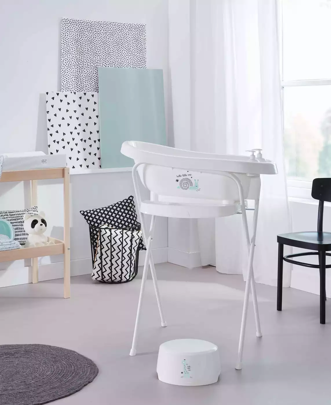 Schemel Hello Little One oval - Jamouz