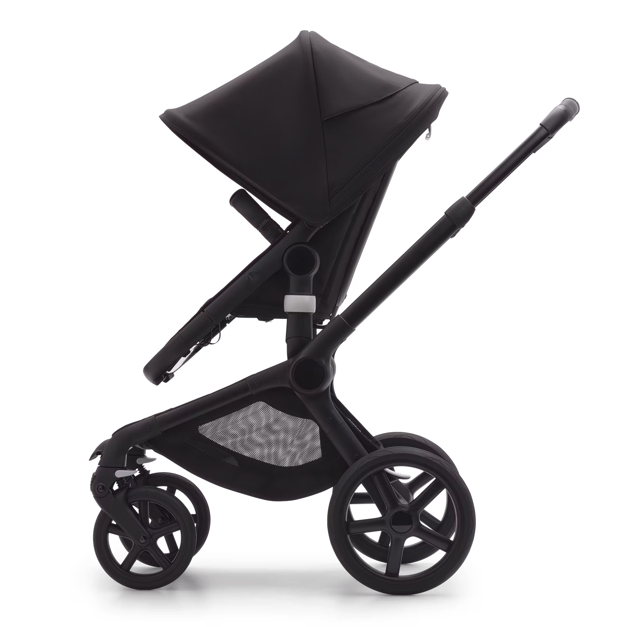 Fox 5 2-in-1 Komfort-Kinderwagen Schwarz/Forest Green - Jamouz