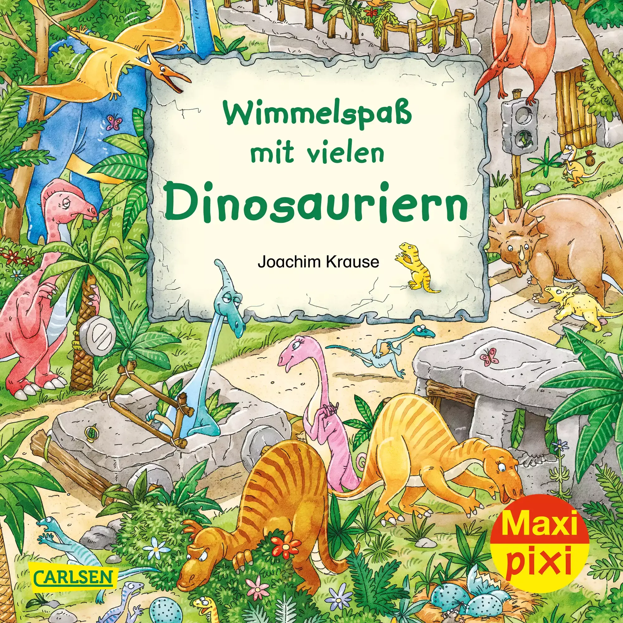 Maxi Pixi 337 Wimmelspaß mit vielen Dinosauriern - Jamouz