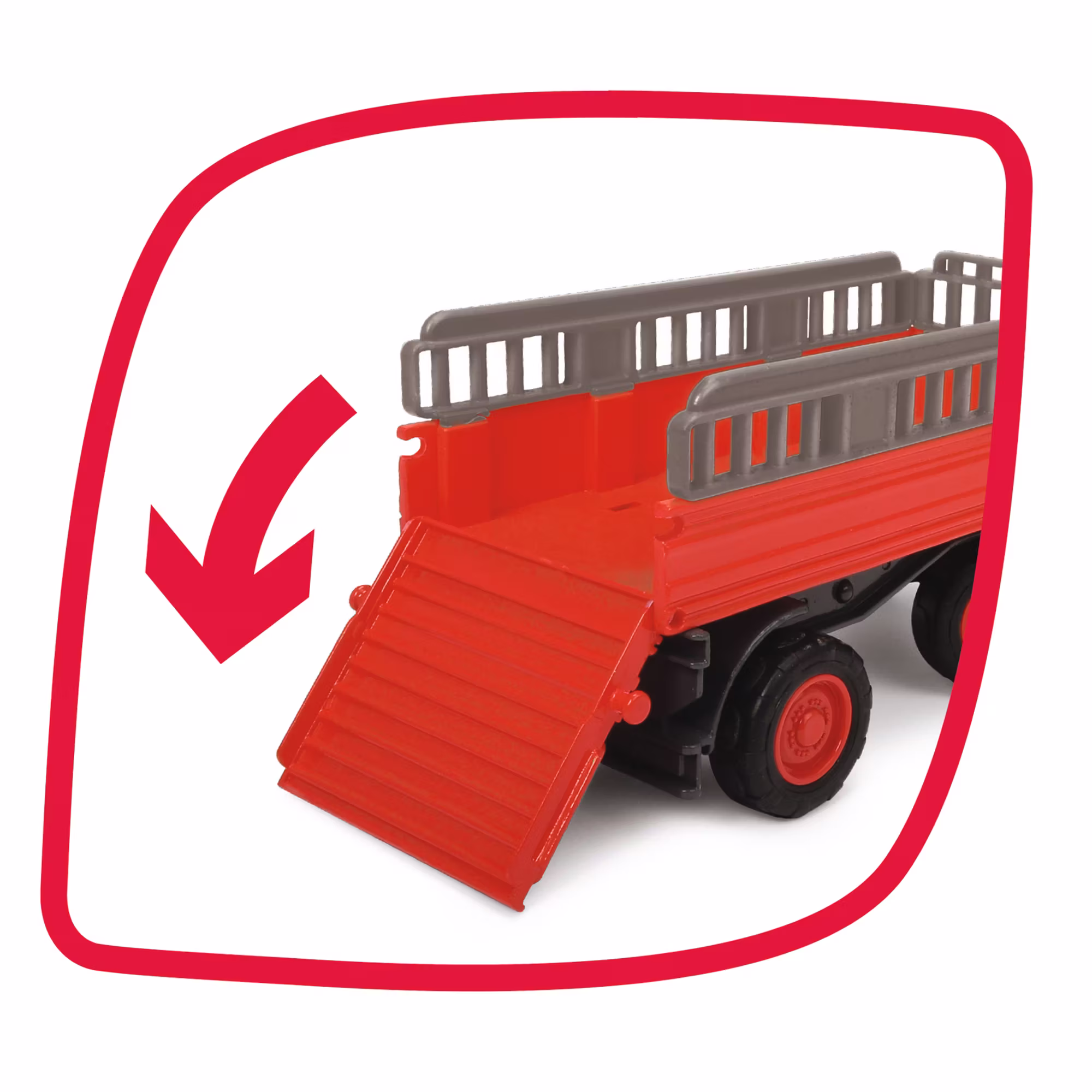 Traktor ABC Massey Ferguson Animal Trailer - Jamouz