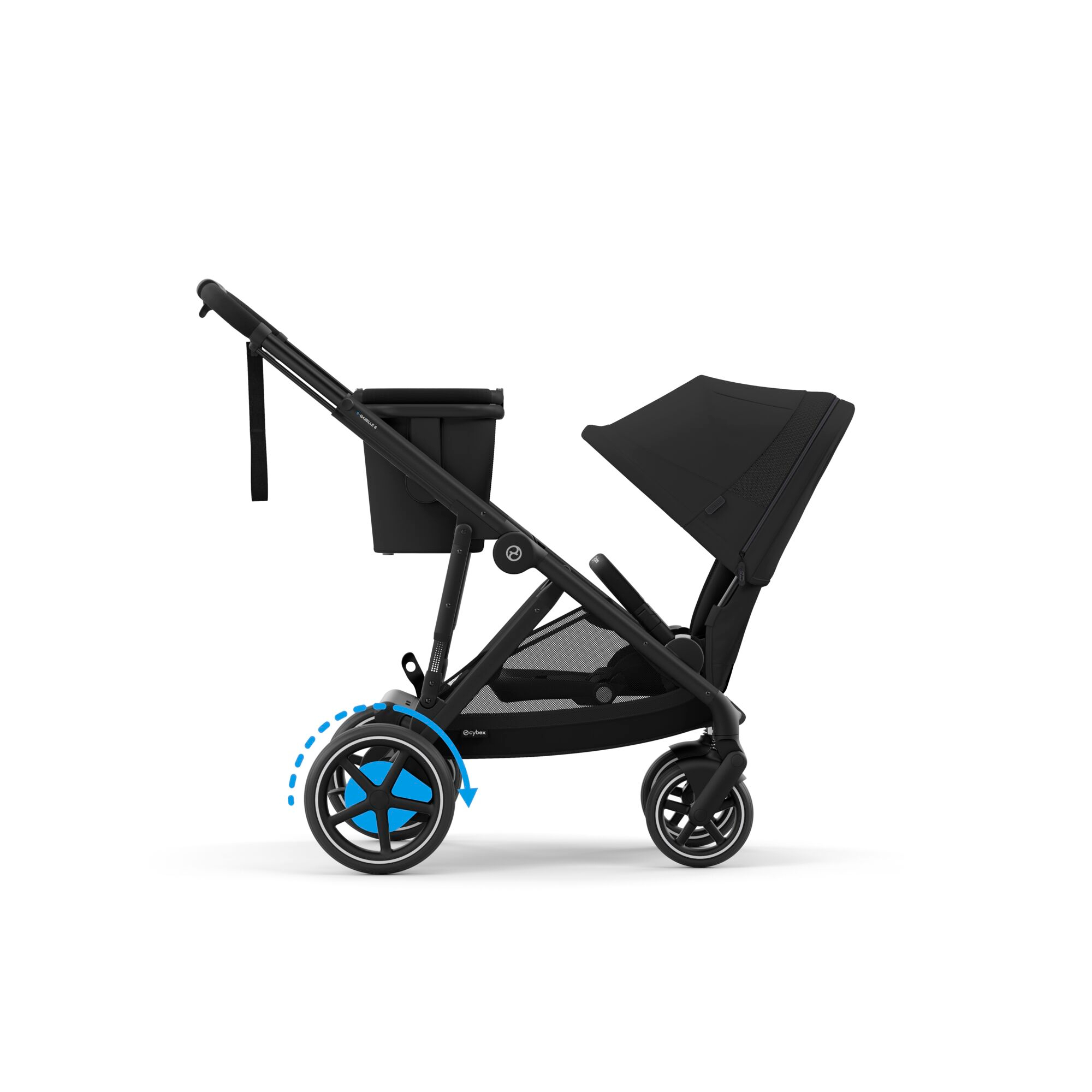 Set e-Gazelle S Moon Black mit Wanne - Jamouz
