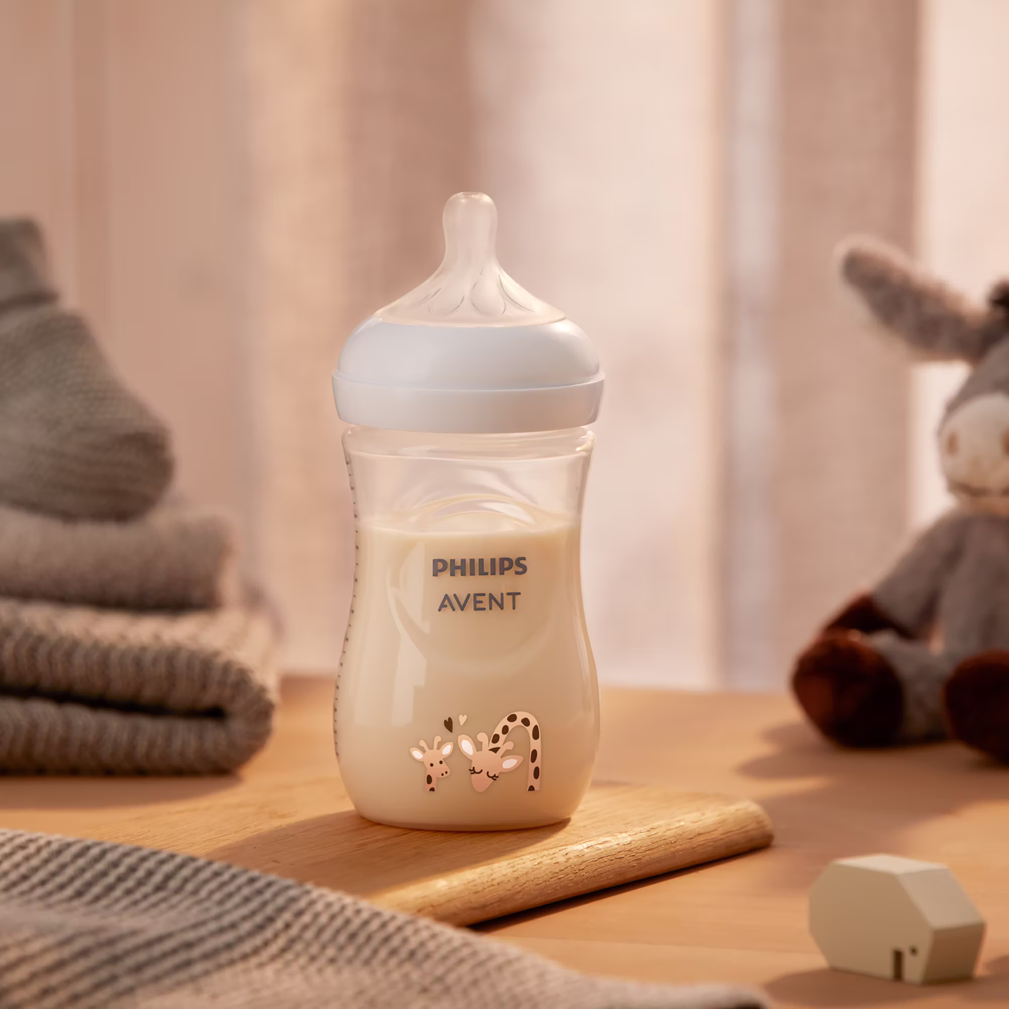 Babyflasche Natural Response Gr.3 260ml Giraffe SCY903/66 - Jamouz