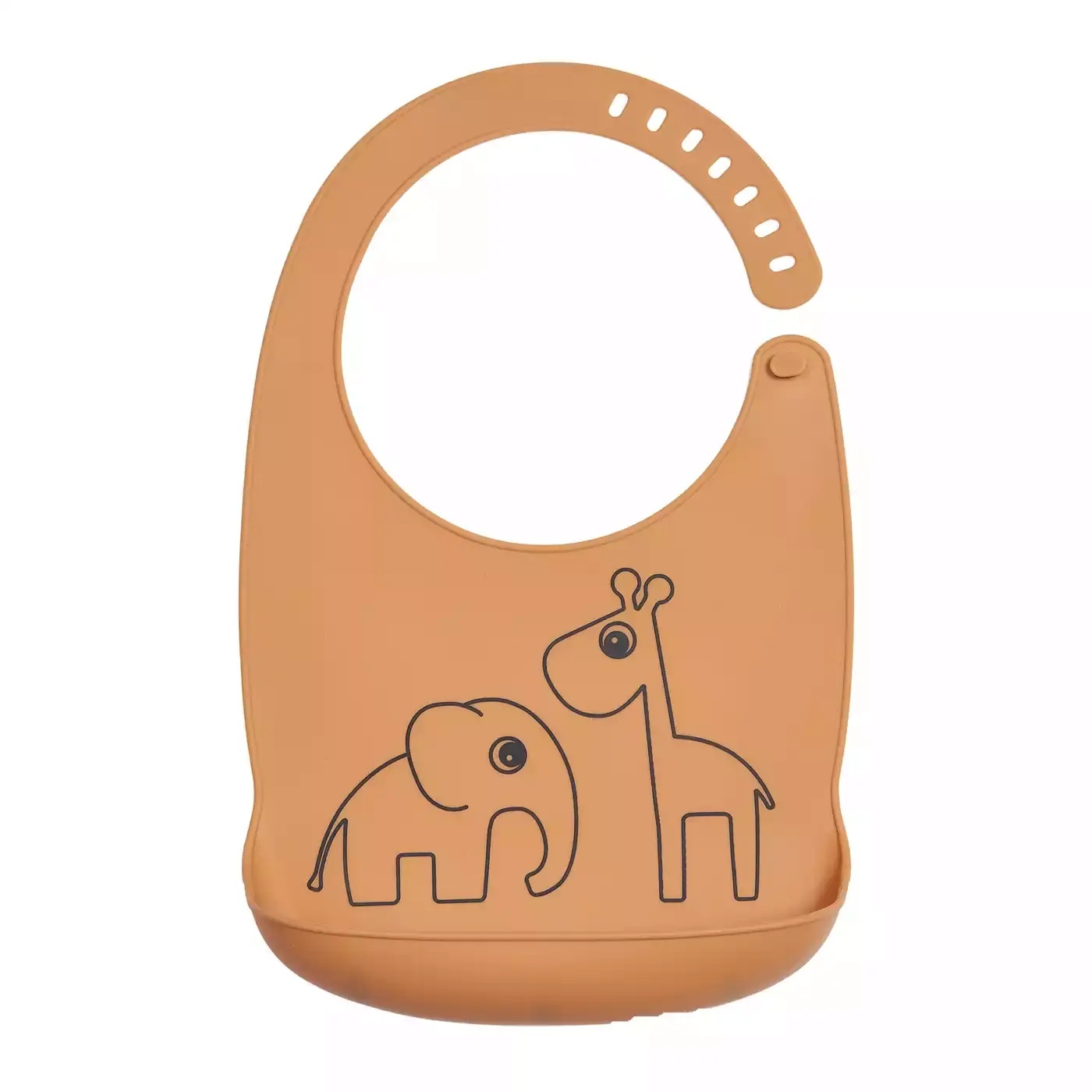 Silikon Lätzchen Deer Friends Blau - Jamouz