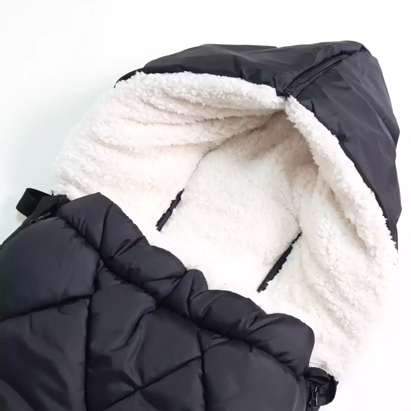 Fußsack XL Too Black / Creme - Jamouz