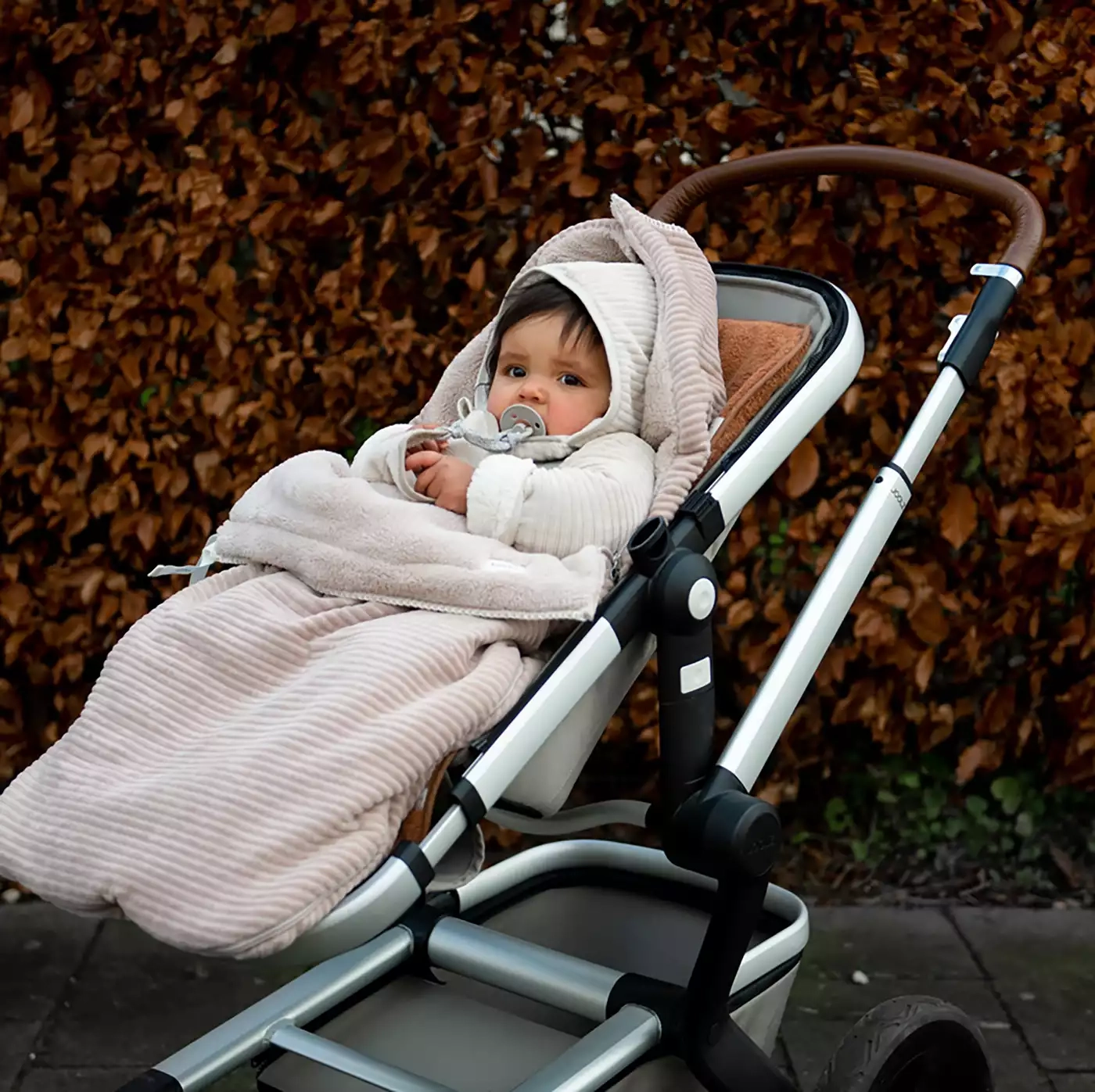 Buggy Fußsack Vik Grey Pink - Jamouz