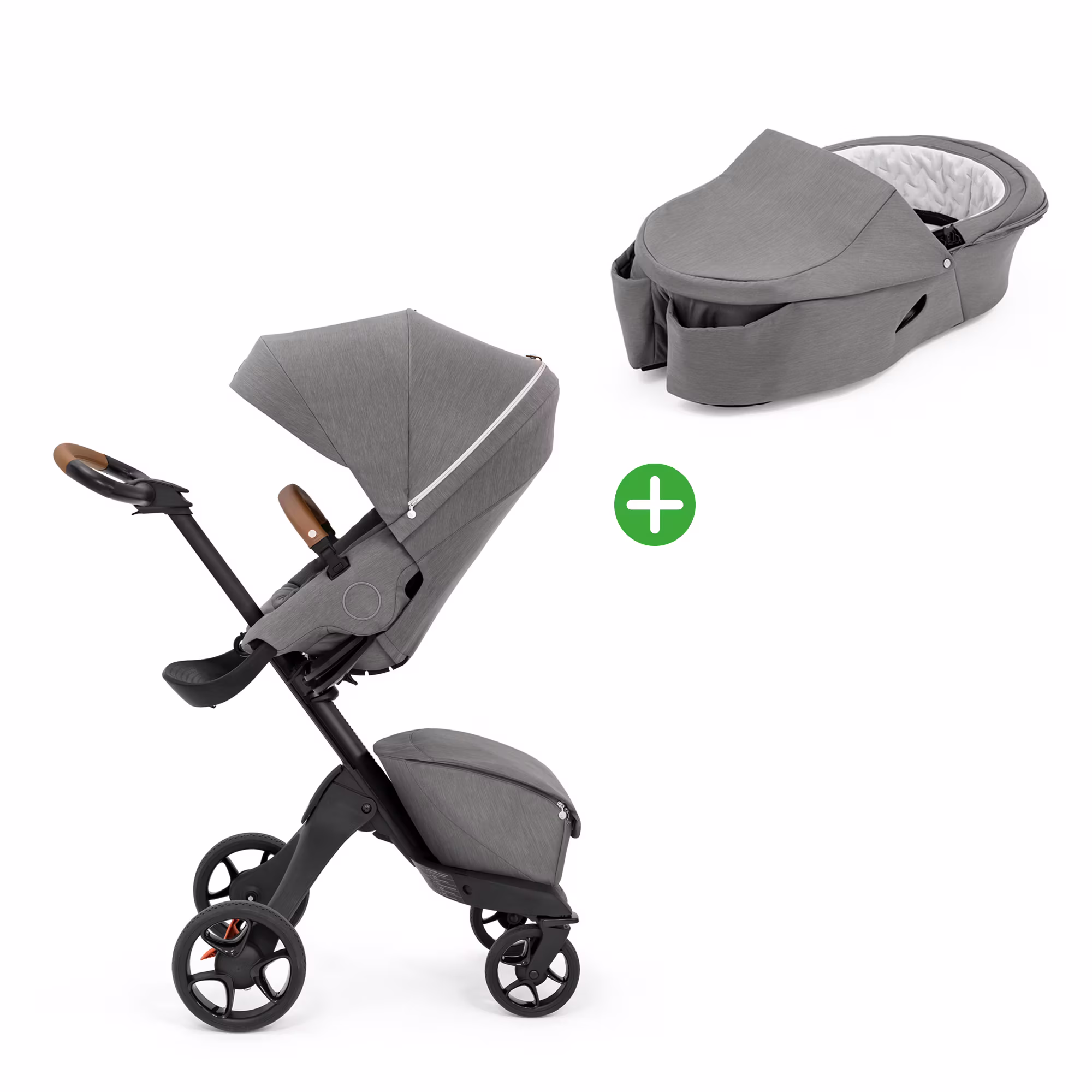 Set Xplory® X Cool Teal mit Babywanne - Jamouz