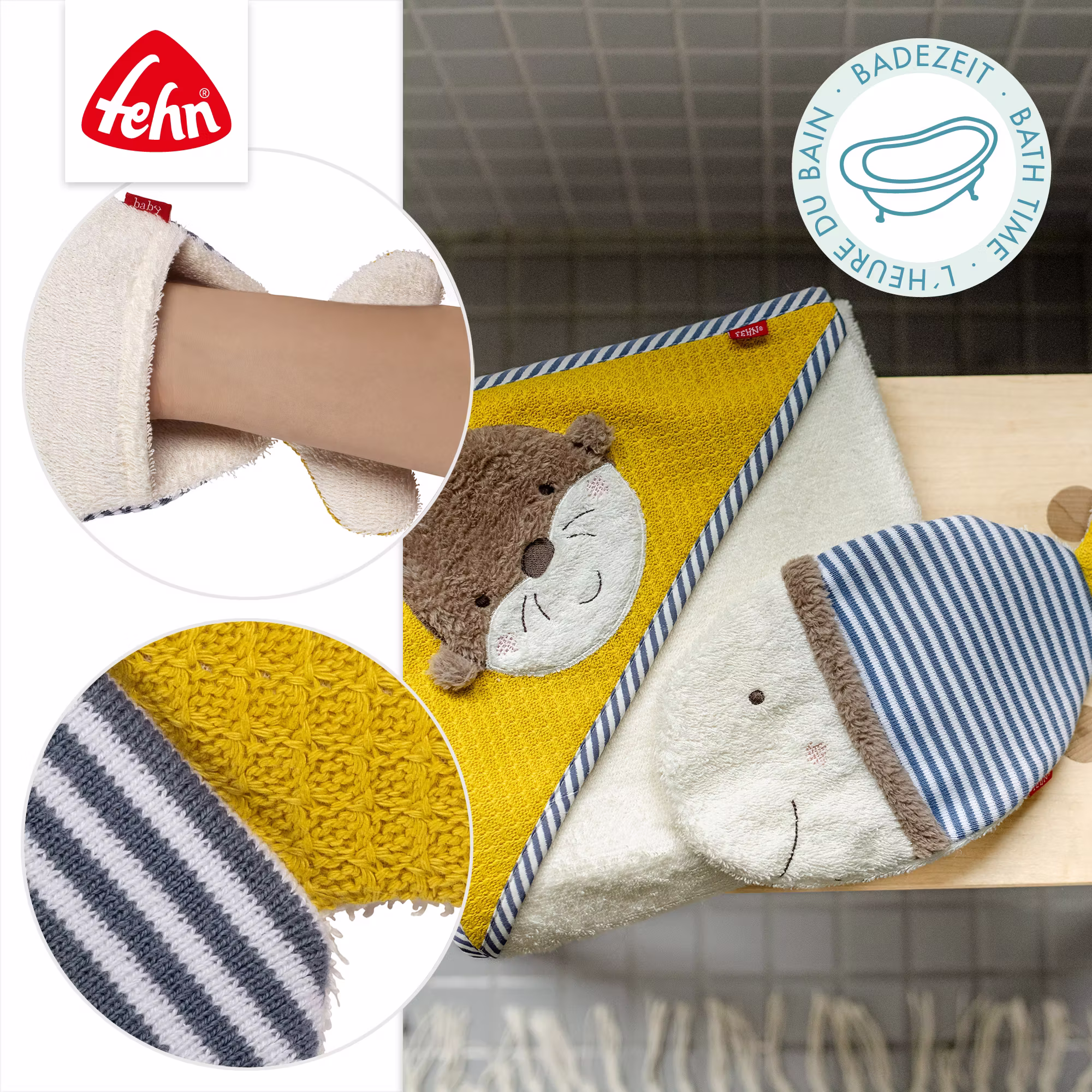 Waschhandschuh Fisch - Jamouz