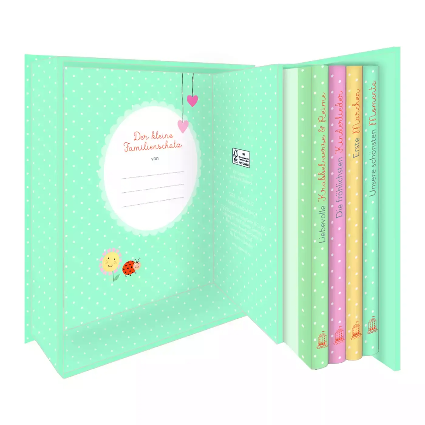 Buchbox: Unser kleiner Familienschatz - Jamouz
