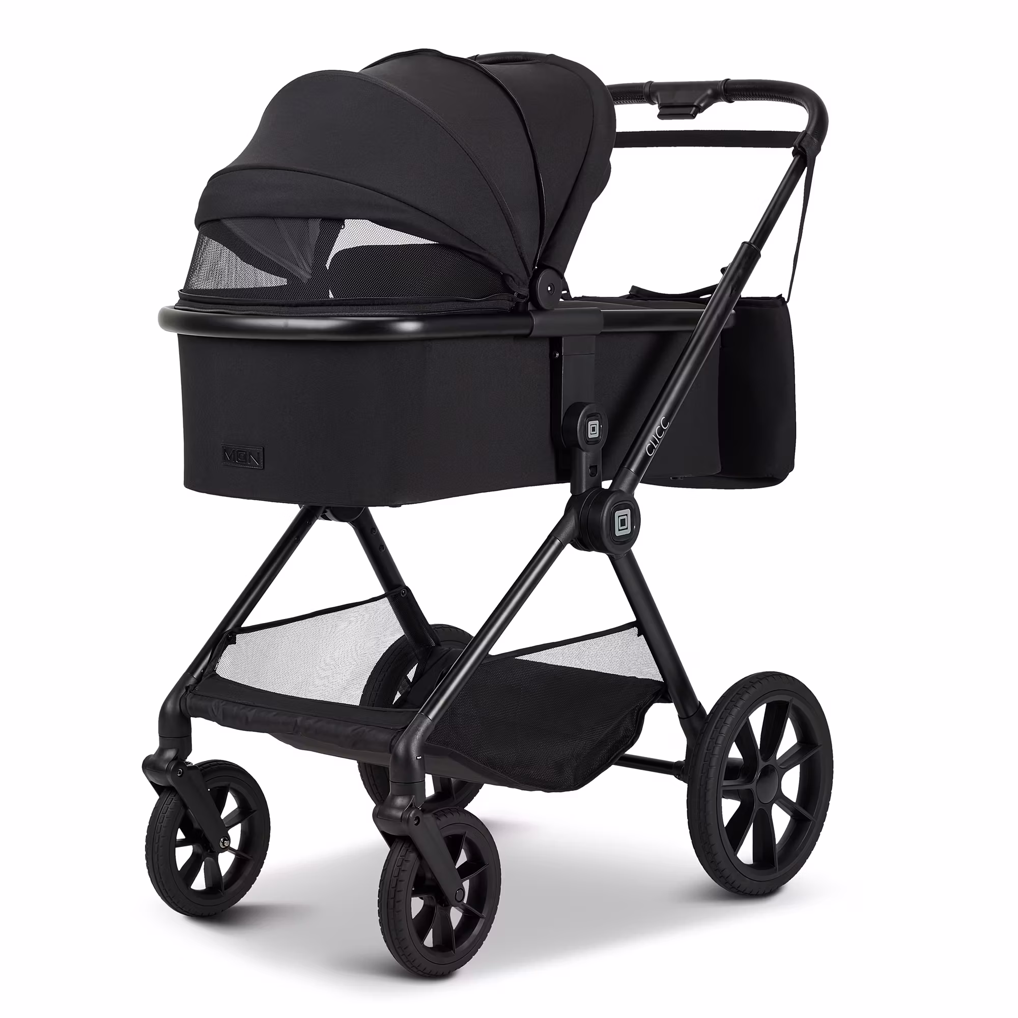 CLICC Set Black Melange mit Babyschale Cosmo - Jamouz