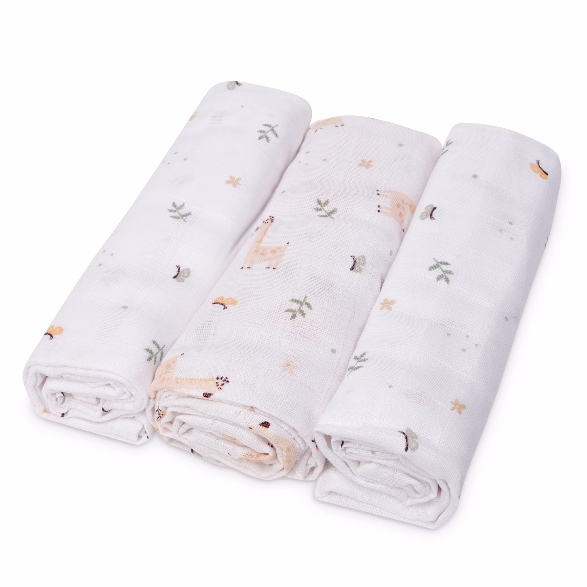 3er Set Mullwindeln Sonne 80 x 80 cm - Jamouz
