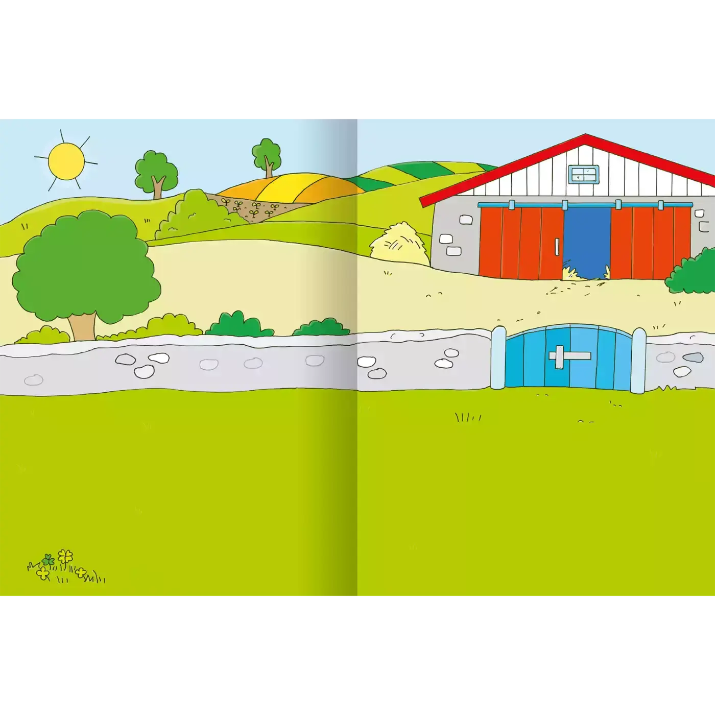 Erstes Stickern Bauernhof - Jamouz