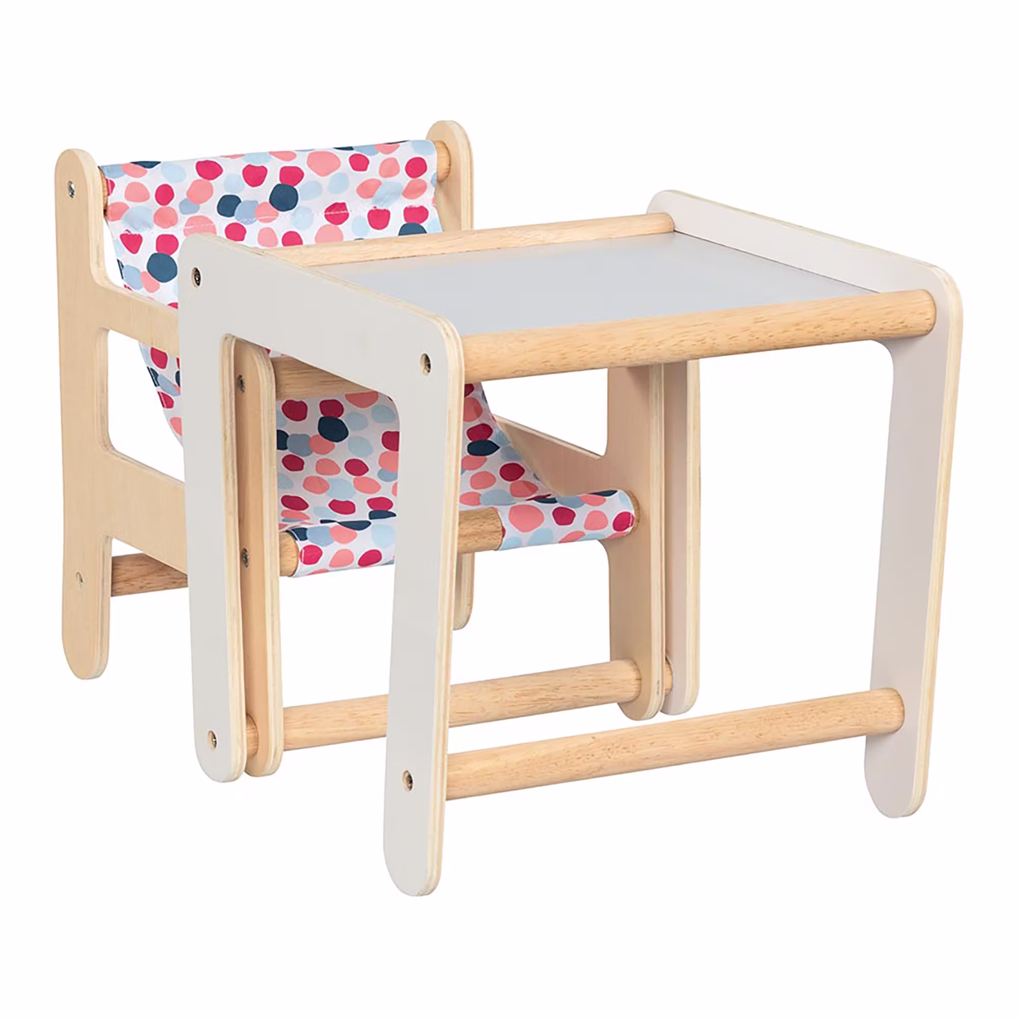 2 in 1 Puppenhochstuhl mit Tisch - Jamouz