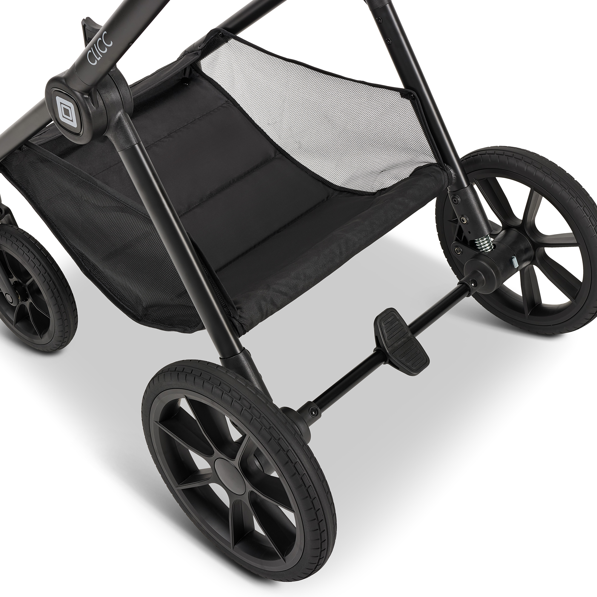 CLICC Set Black Melange mit Babyschale Cosmo - Jamouz