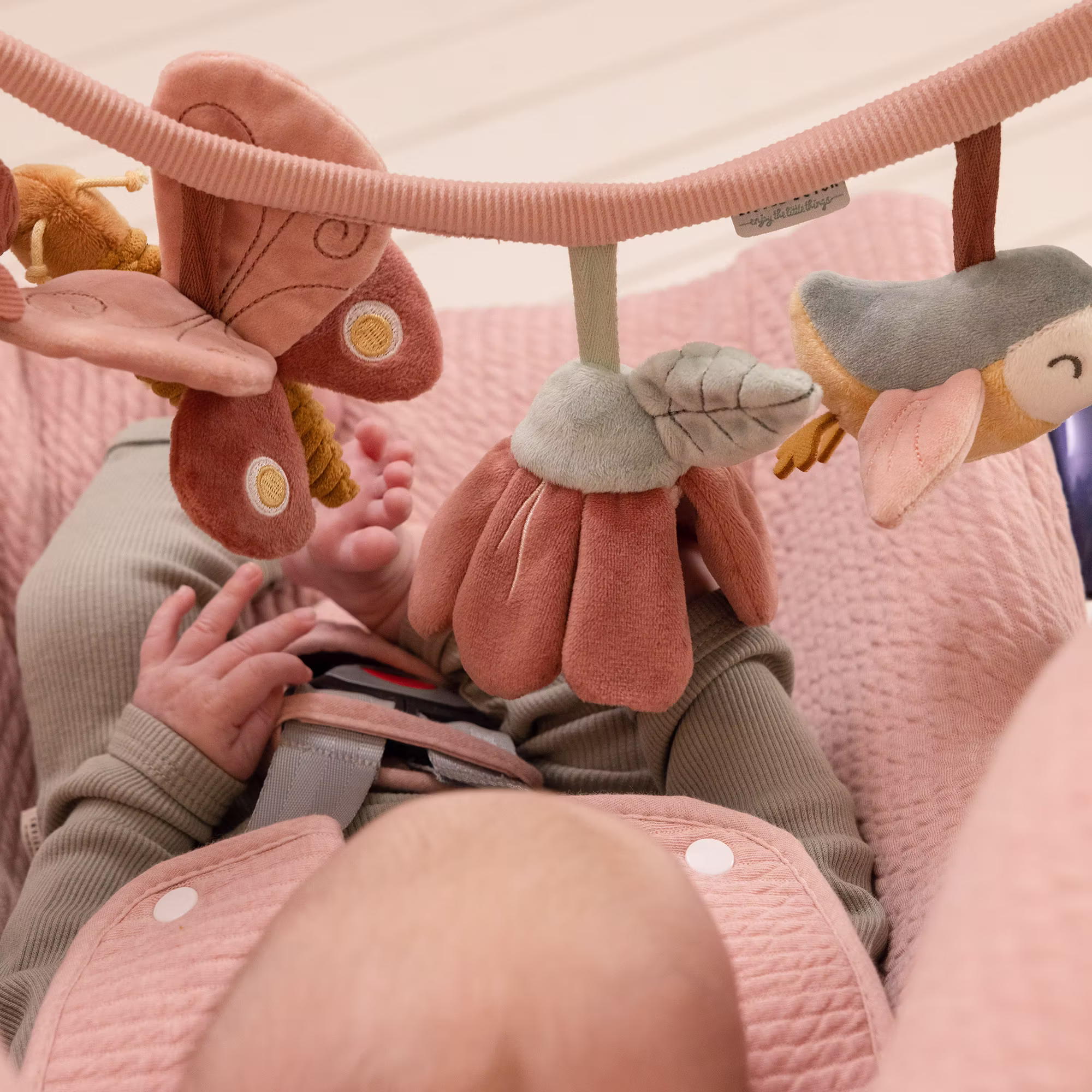 Kinderwagenkette Flowers & Butterflies - Jamouz