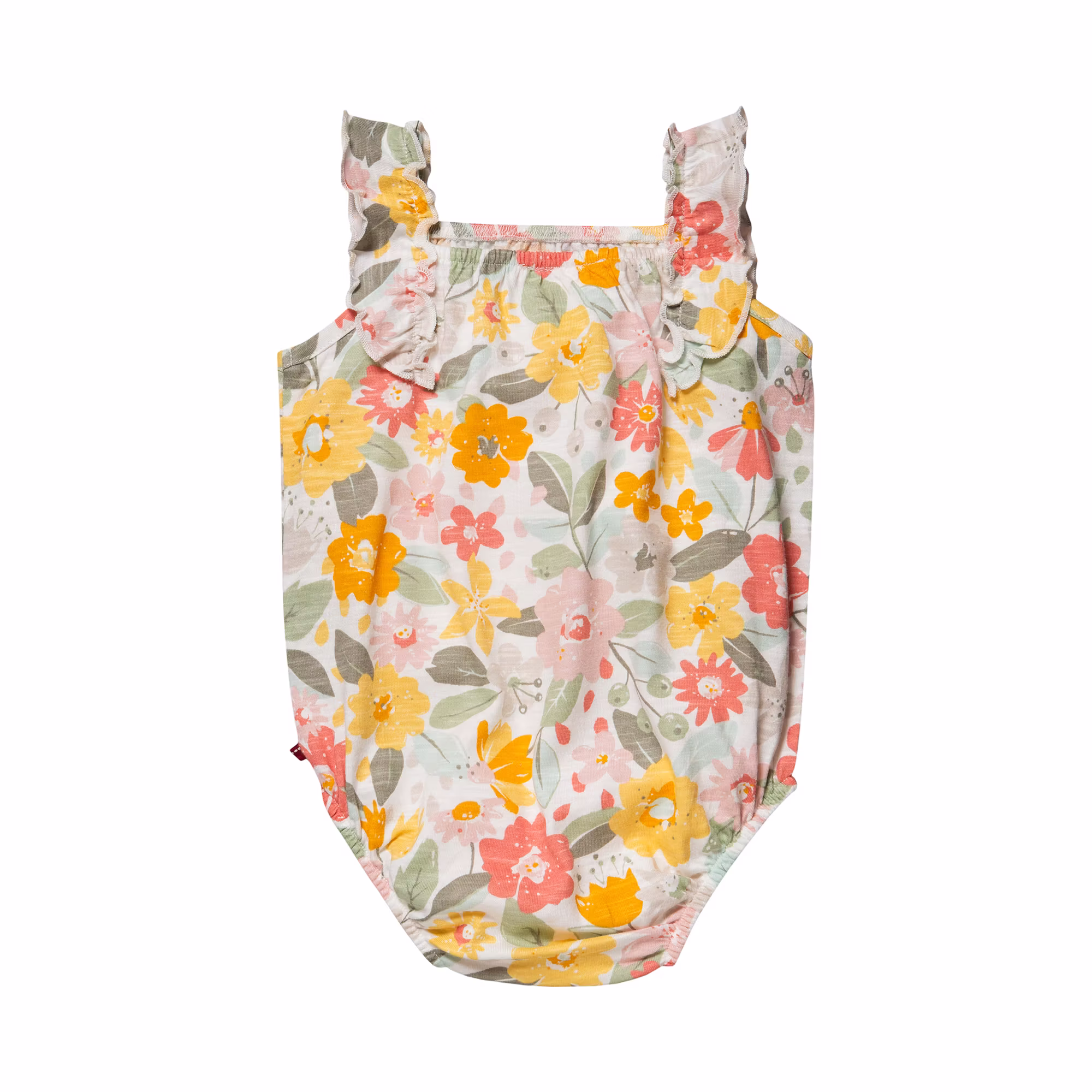 Kurzarmbody Dschungelblumen - Jamouz
