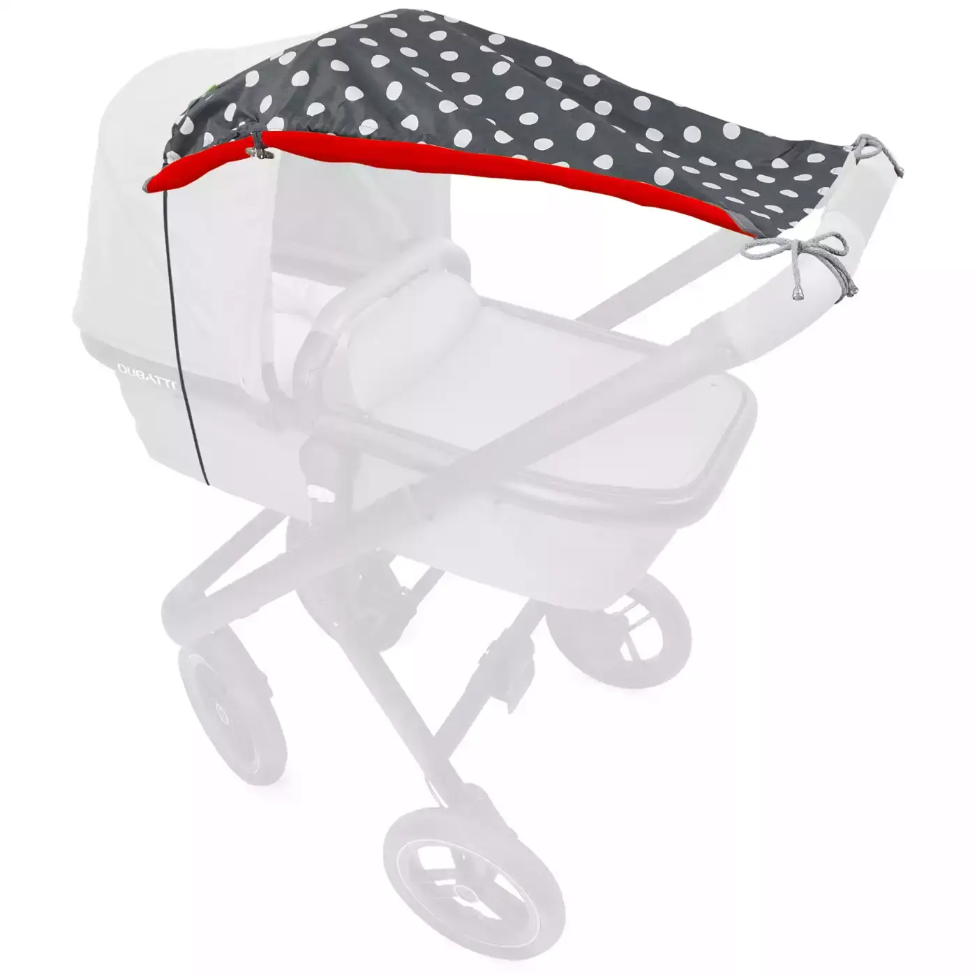 Sonnensegel Johanna Polka Anthrazit - Jamouz