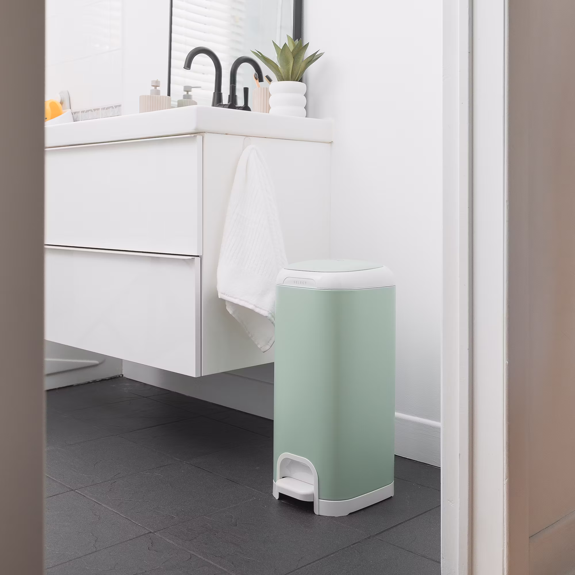 Diaper Genie Windeleimer Select Lilly White - Jamouz