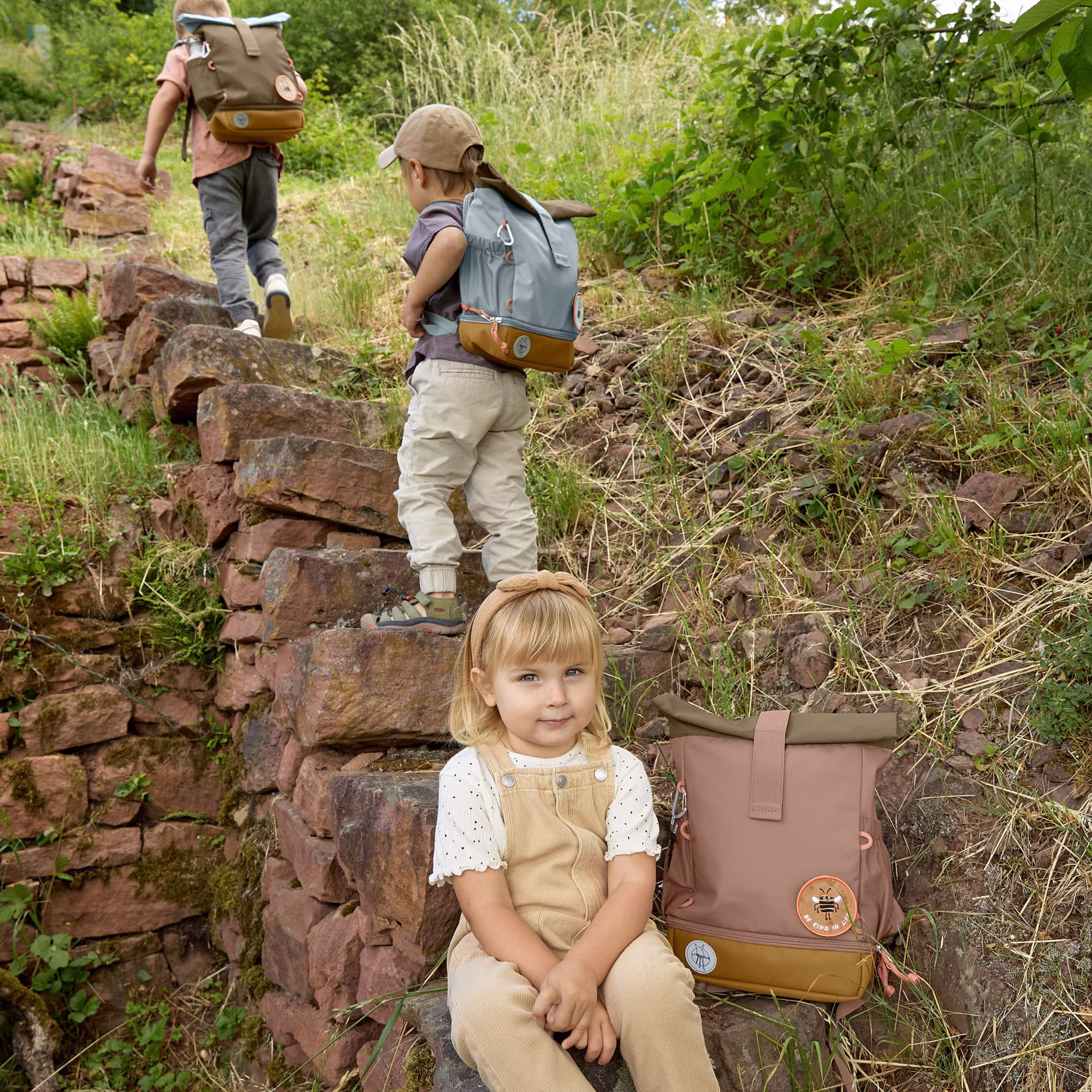 Kindergartenrucksack Rolltop - Nature - Jamouz