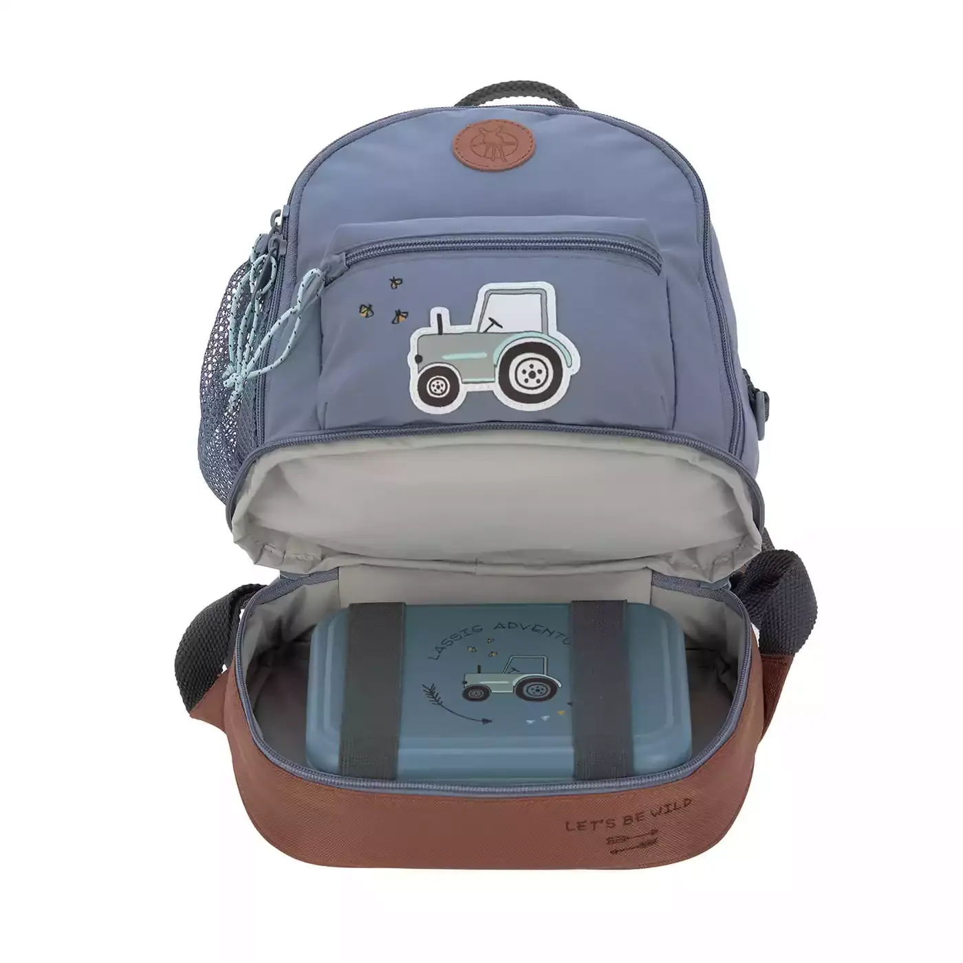 Mini Backpack Adventure Traktor Blue Denim - Jamouz