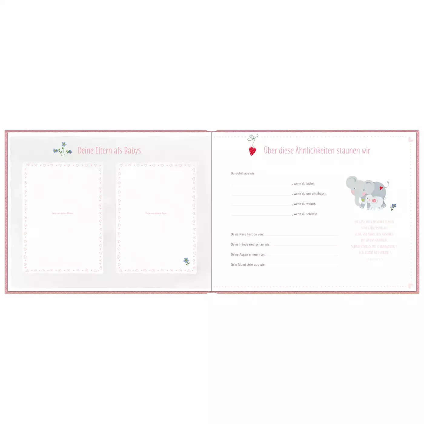 Babyalbum Willkommen BabyGlück - Jamouz