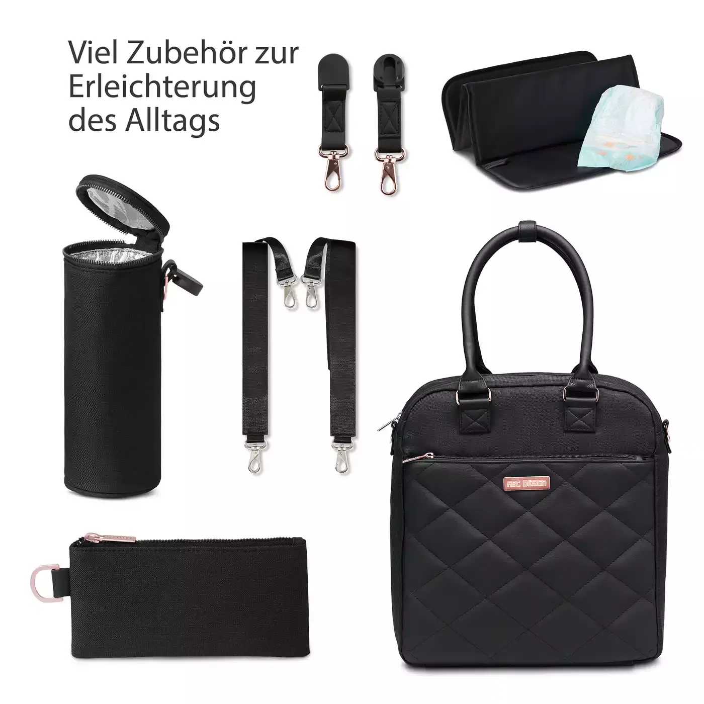 Wickeltasche Explore Diamond Asphalt - Jamouz