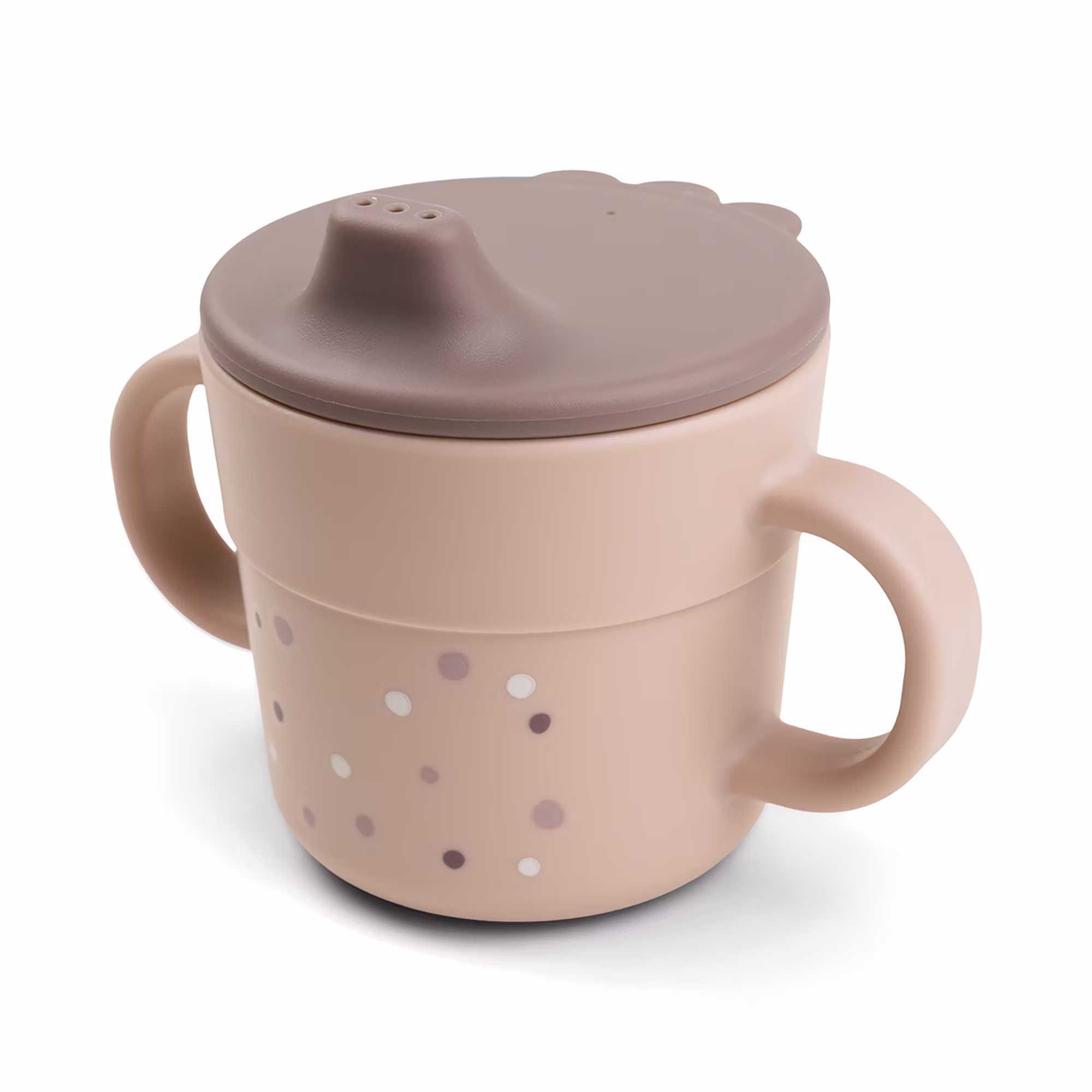 Foodie Trinklernbecher Happy Dots Blau - Jamouz