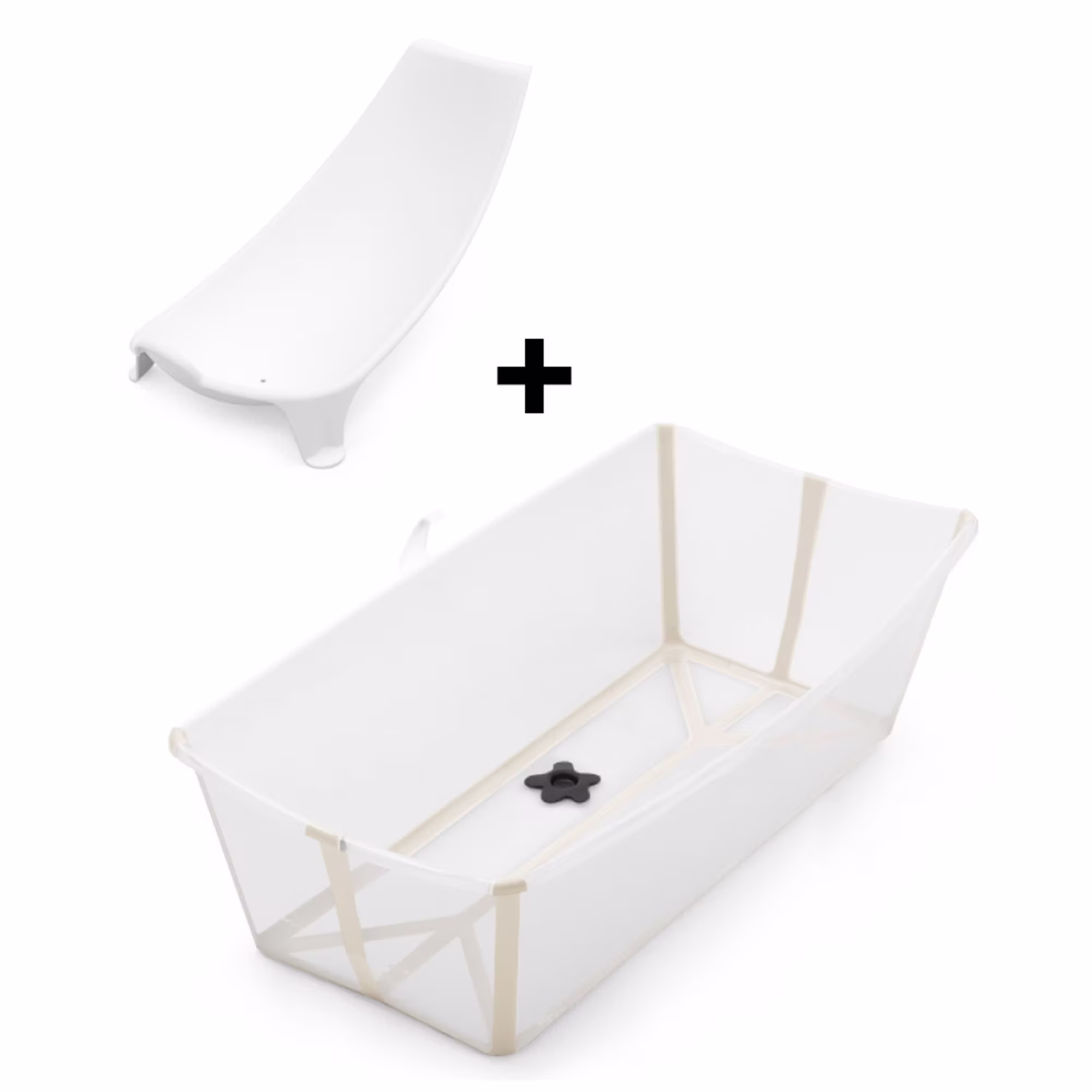 Flexi Bath® XL Bundle Sandy Beige inkl. Newborn Support - Jamouz