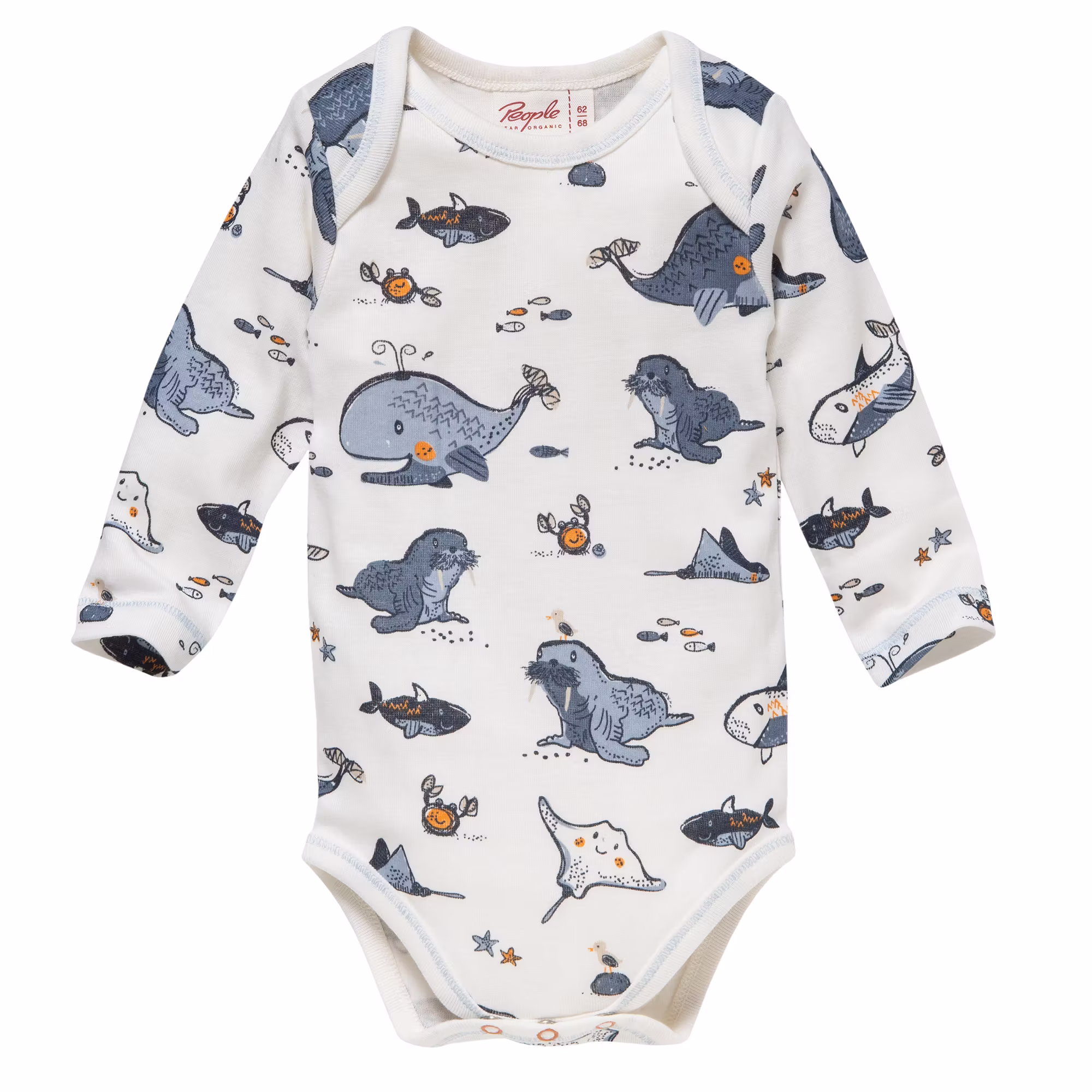 Langarmbody Sealife - Jamouz