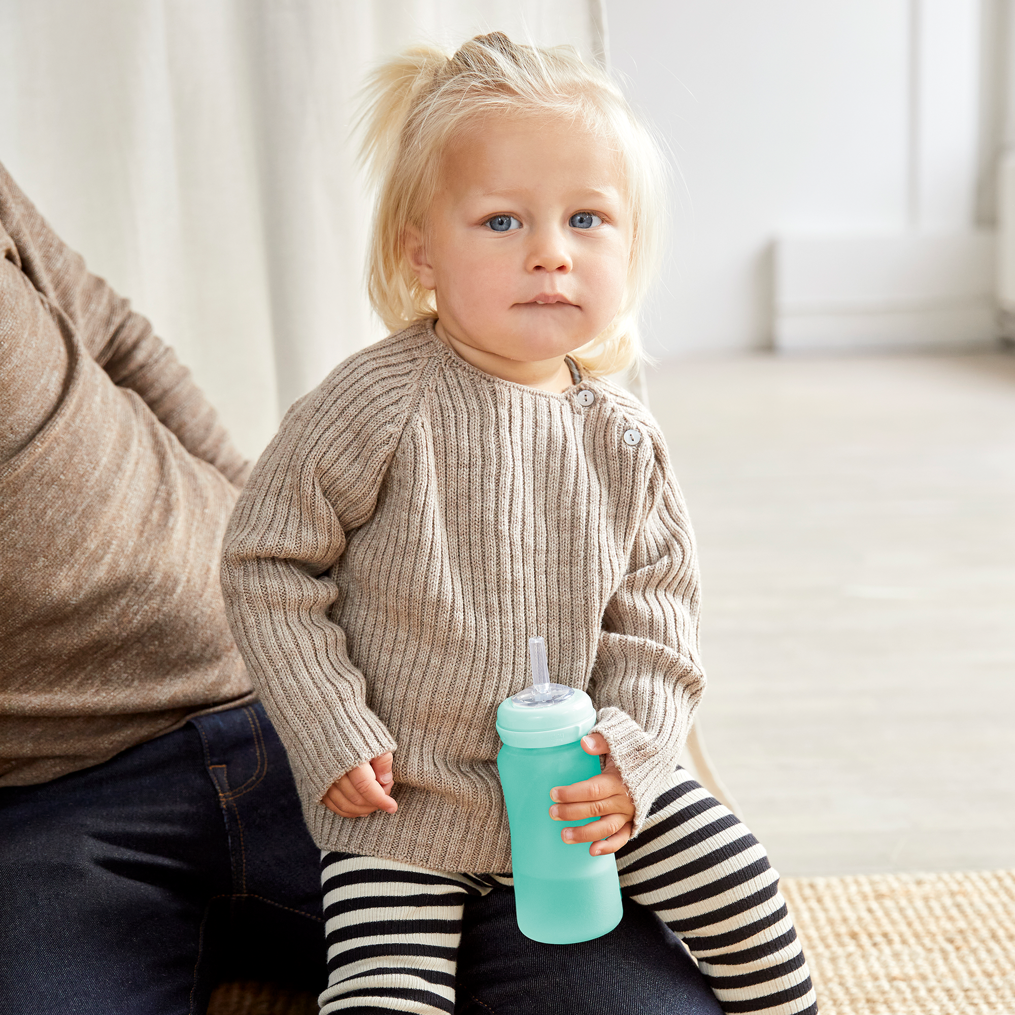 Glas-Trinkhalmflasche Healthy+ Straw Cup - Jamouz