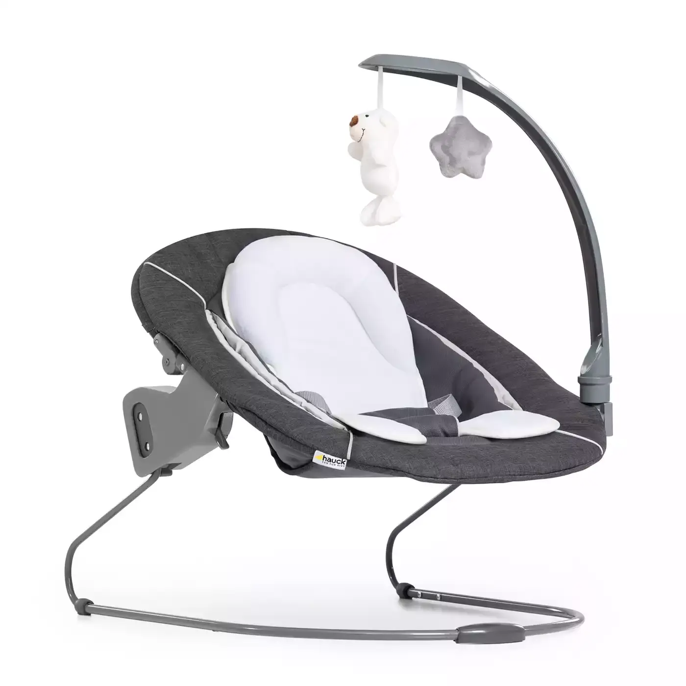 Bouncer Deluxe 2in1 Melange Grey - Jamouz