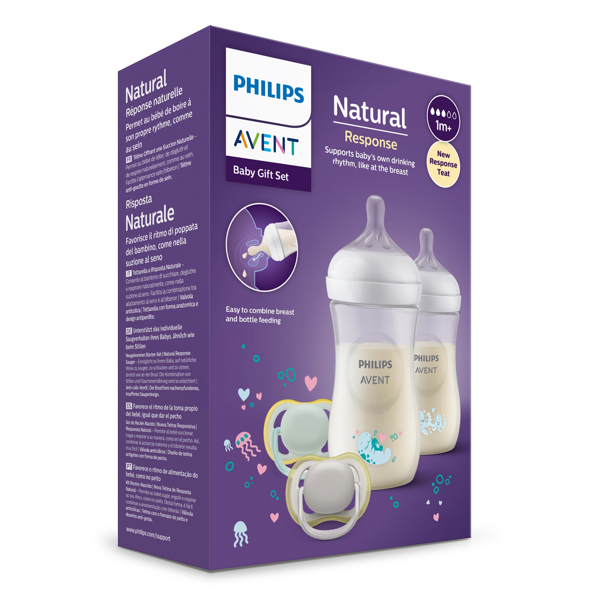 Flaschen-Set Natural Response Unterwasserwelt SCD837/11 - Jamouz