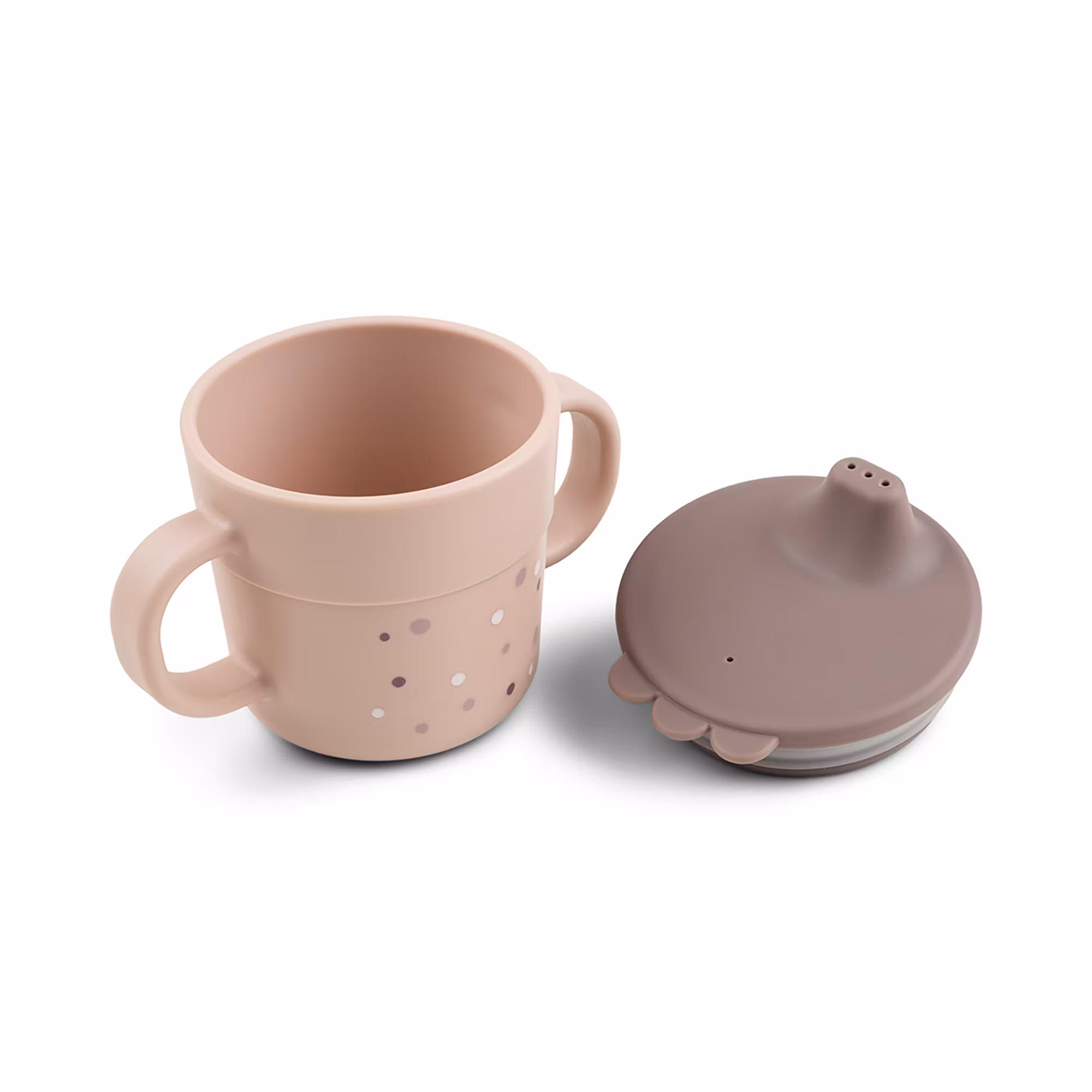 Foodie Trinklernbecher Happy Dots Blau - Jamouz