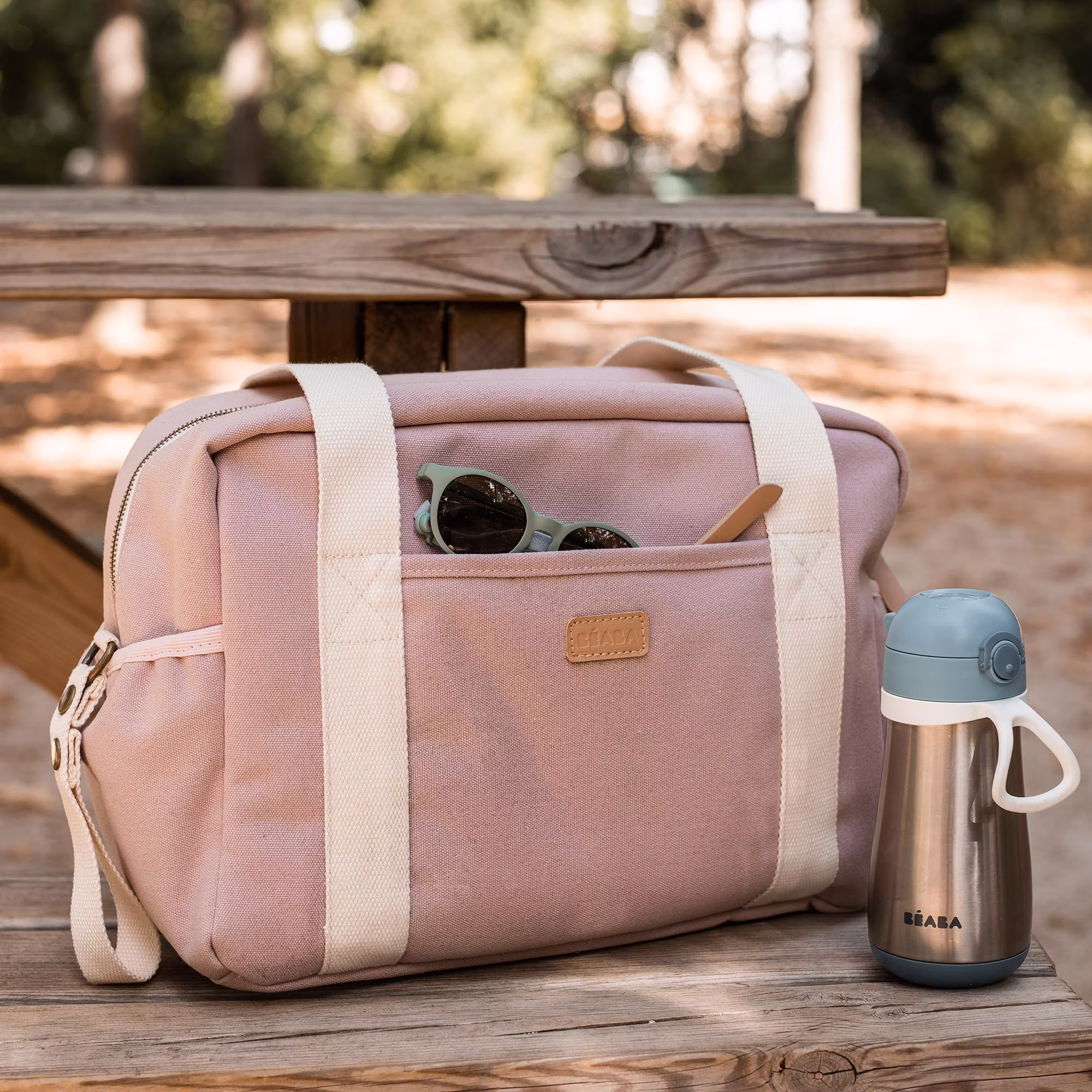Wickeltasche Paris Sage Green - Jamouz