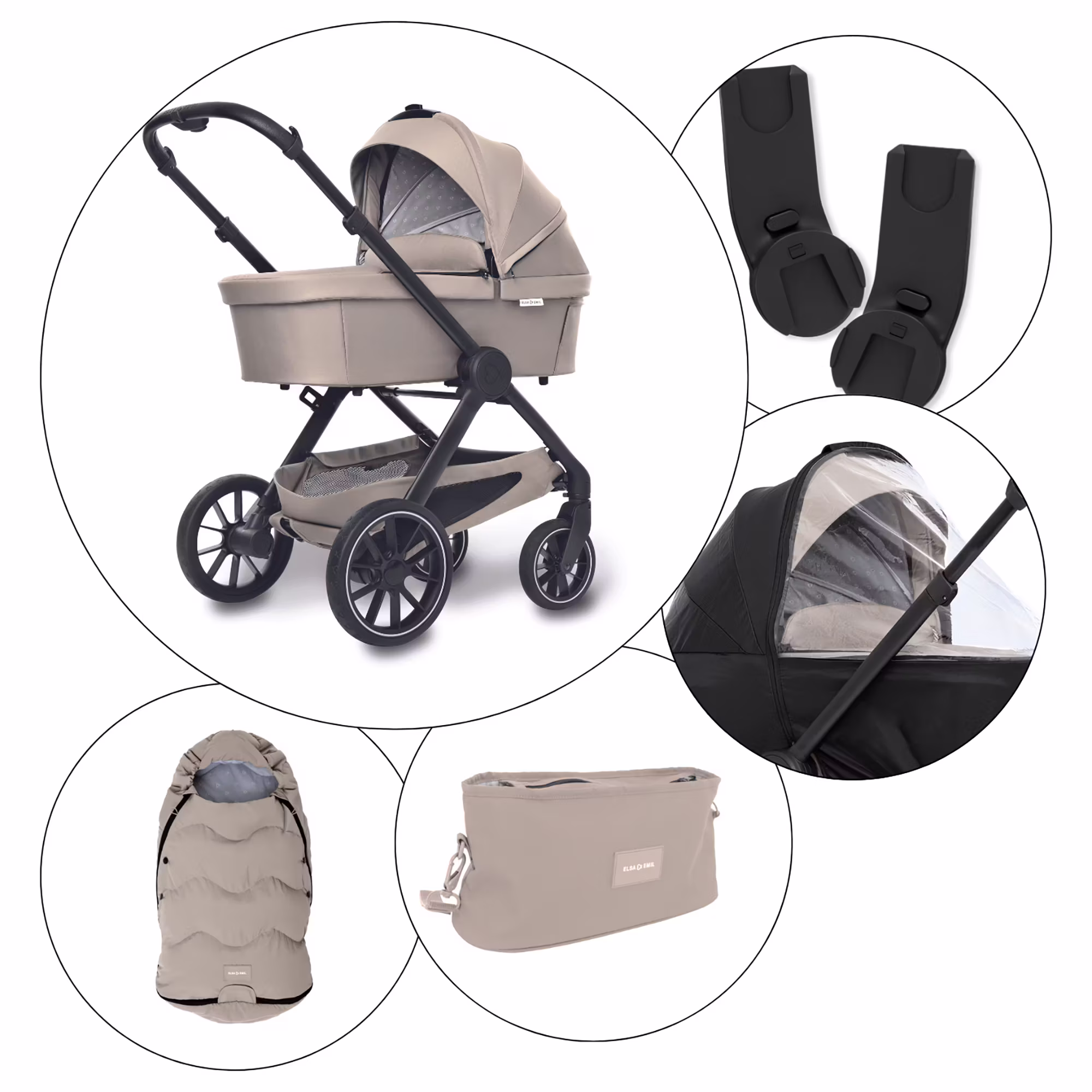 Elsa & Emil Starter-Set Krokodilgrün - Jamouz