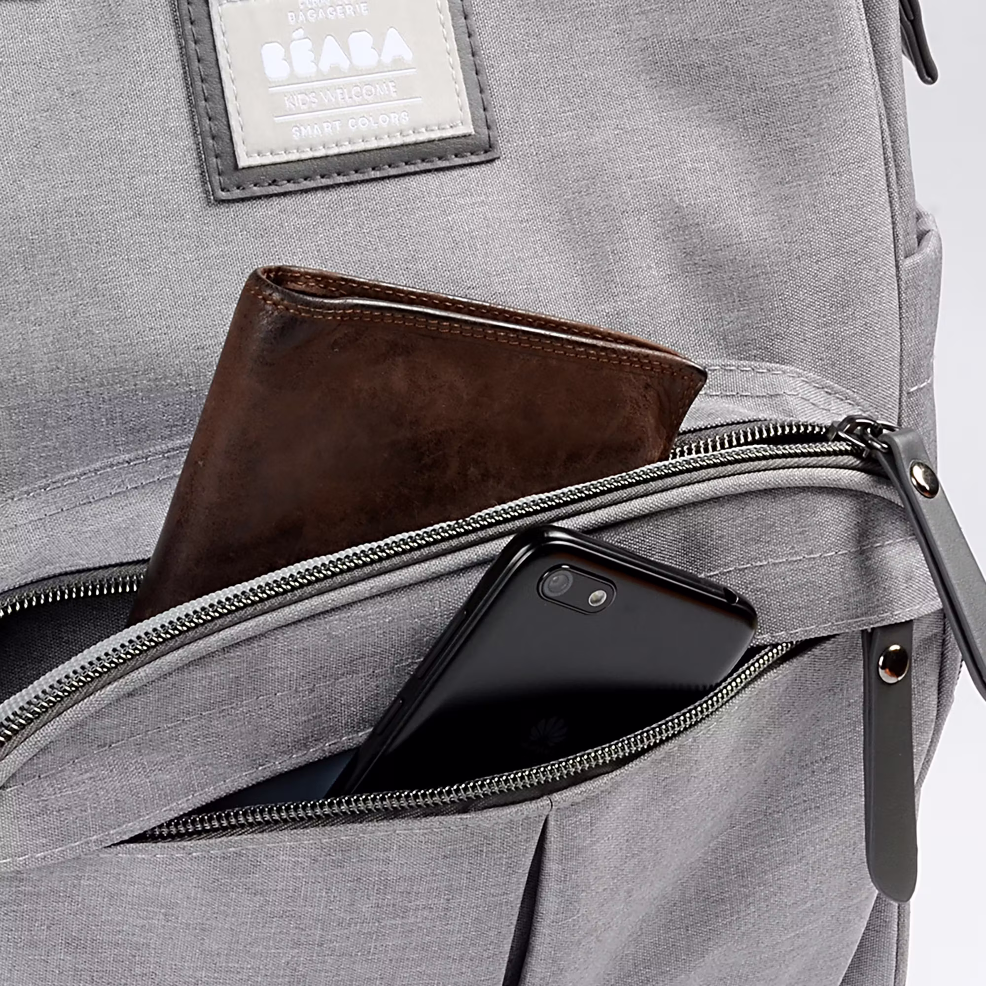 Wickeltasche Wellington Heather Grey - Jamouz