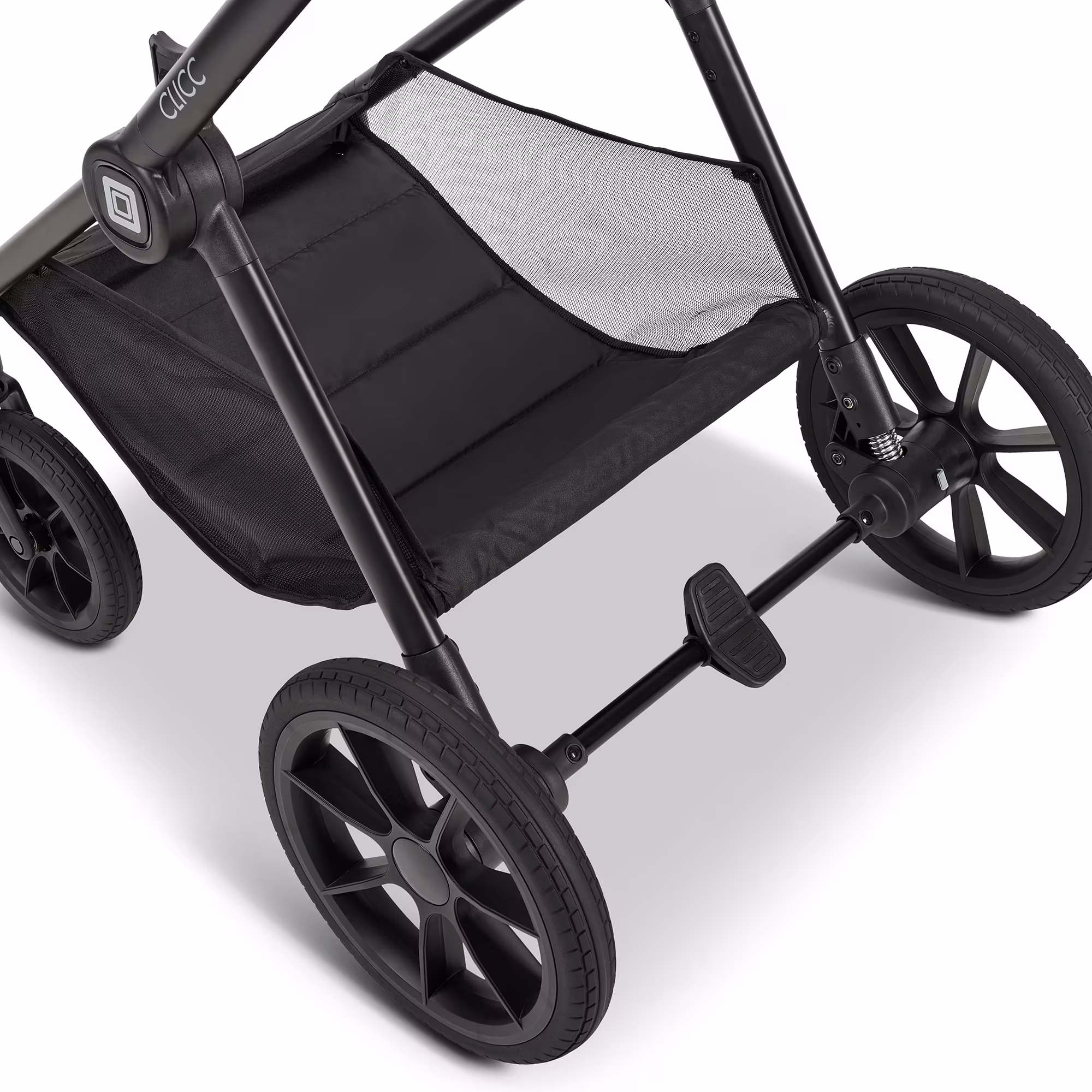CLICC Set Black Melange mit Babyschale Cosmo - Jamouz