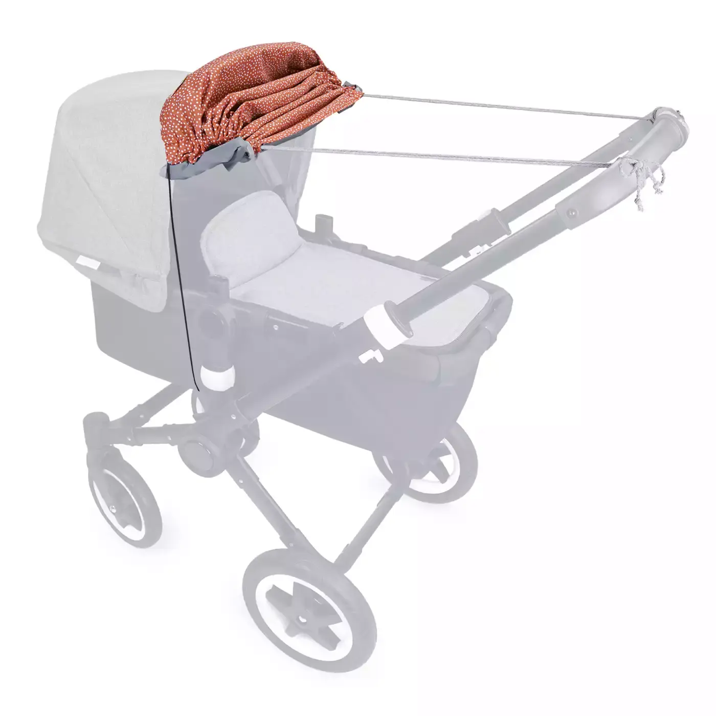 Sonnensegel Johanna Mini Dots Terracotta - Jamouz