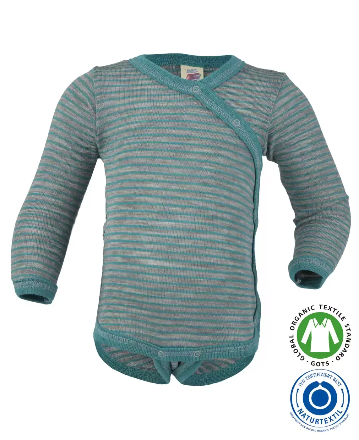 Wickelbody grau / petrol - Jamouz