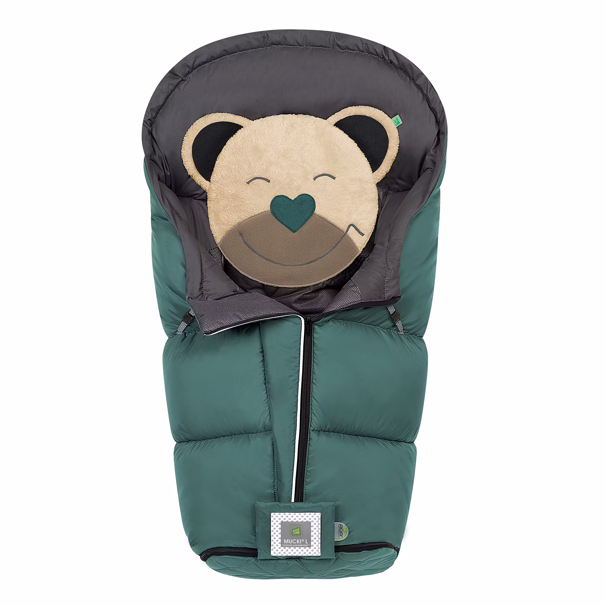 Fußsack Mucki L-cs Rocky Grey - Jamouz
