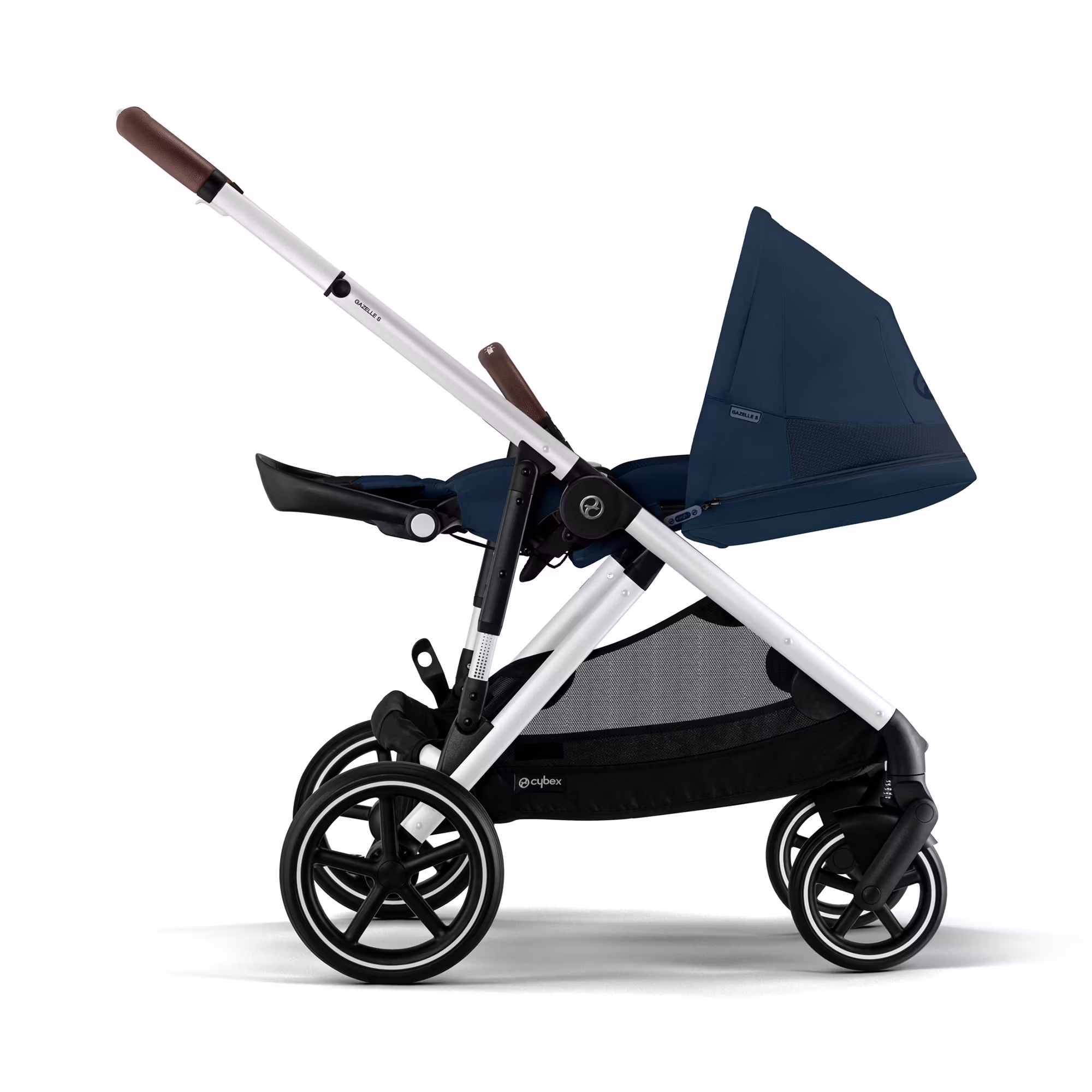 Gazelle S Lava Grey (Silver Frame) - Jamouz